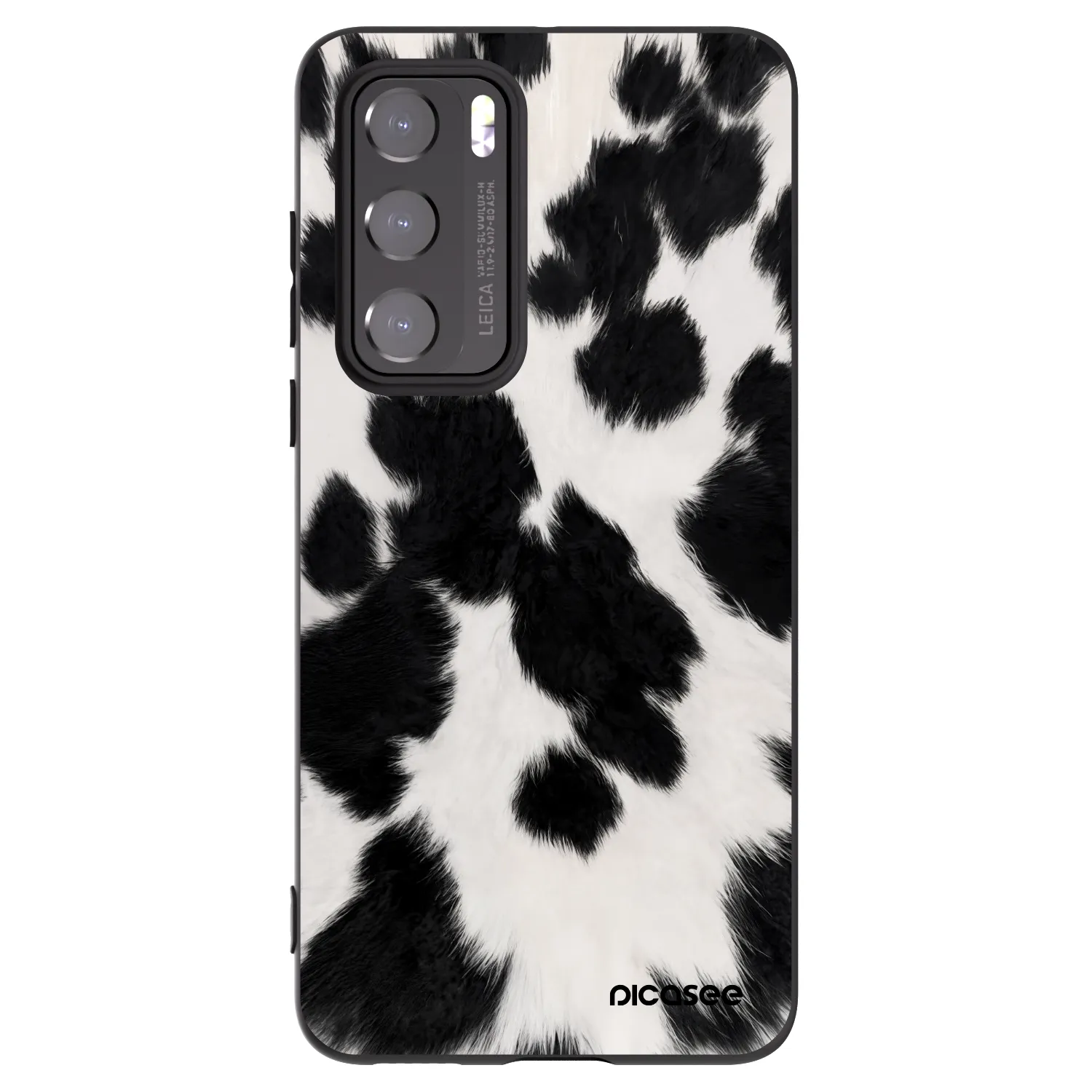Picasee crna silikonska maskica za Huawei P40 - Black Moo