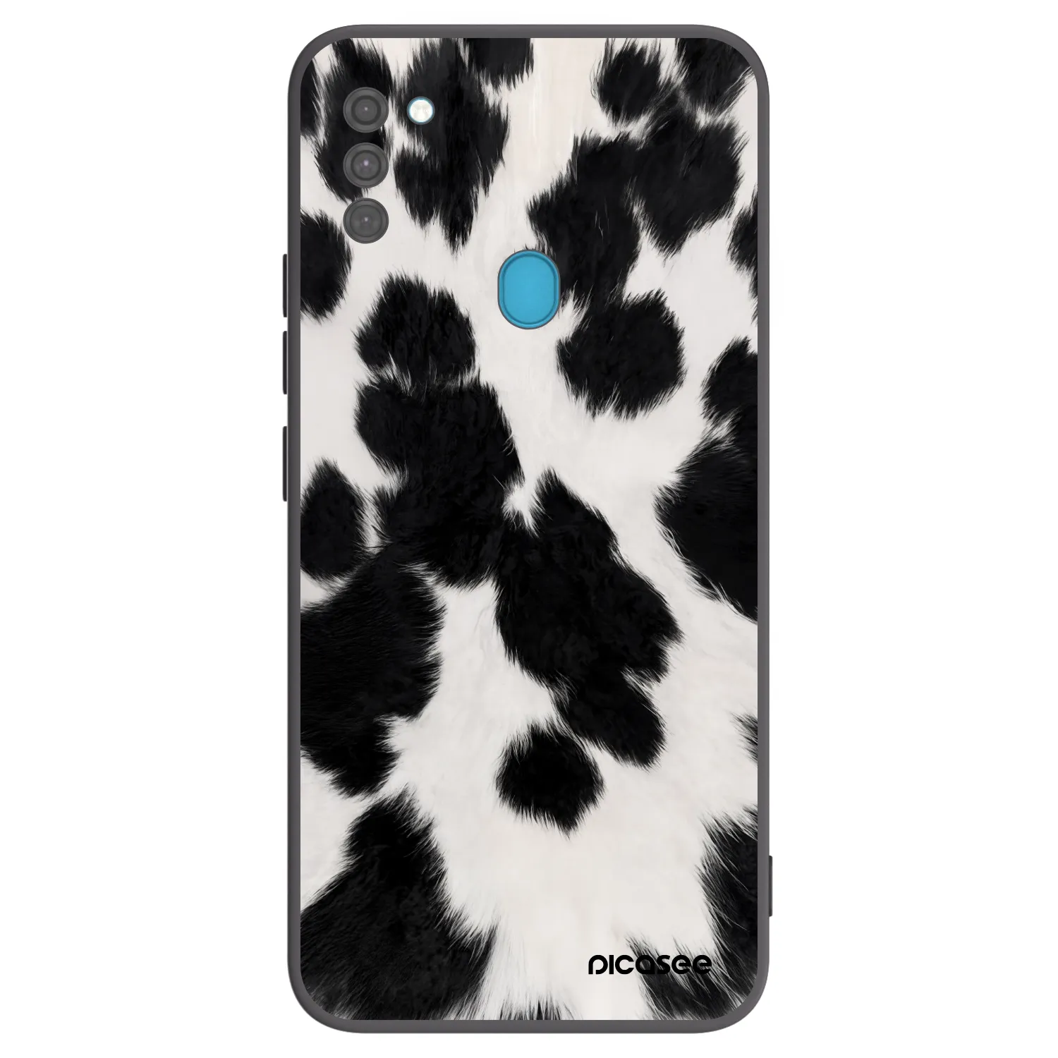 Picasee crna silikonska maskica za Samsung Galaxy M11 - Black Moo