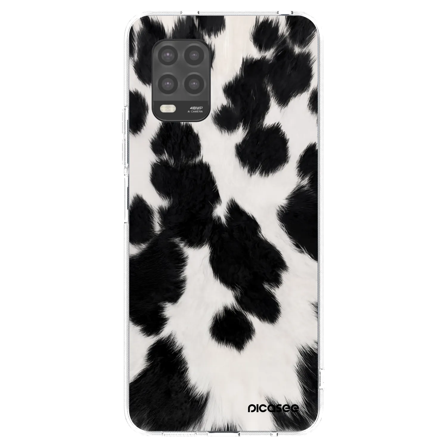 Picasee silikonska prozirna maskica za Xiaomi Mi 10 Lite - Black Moo