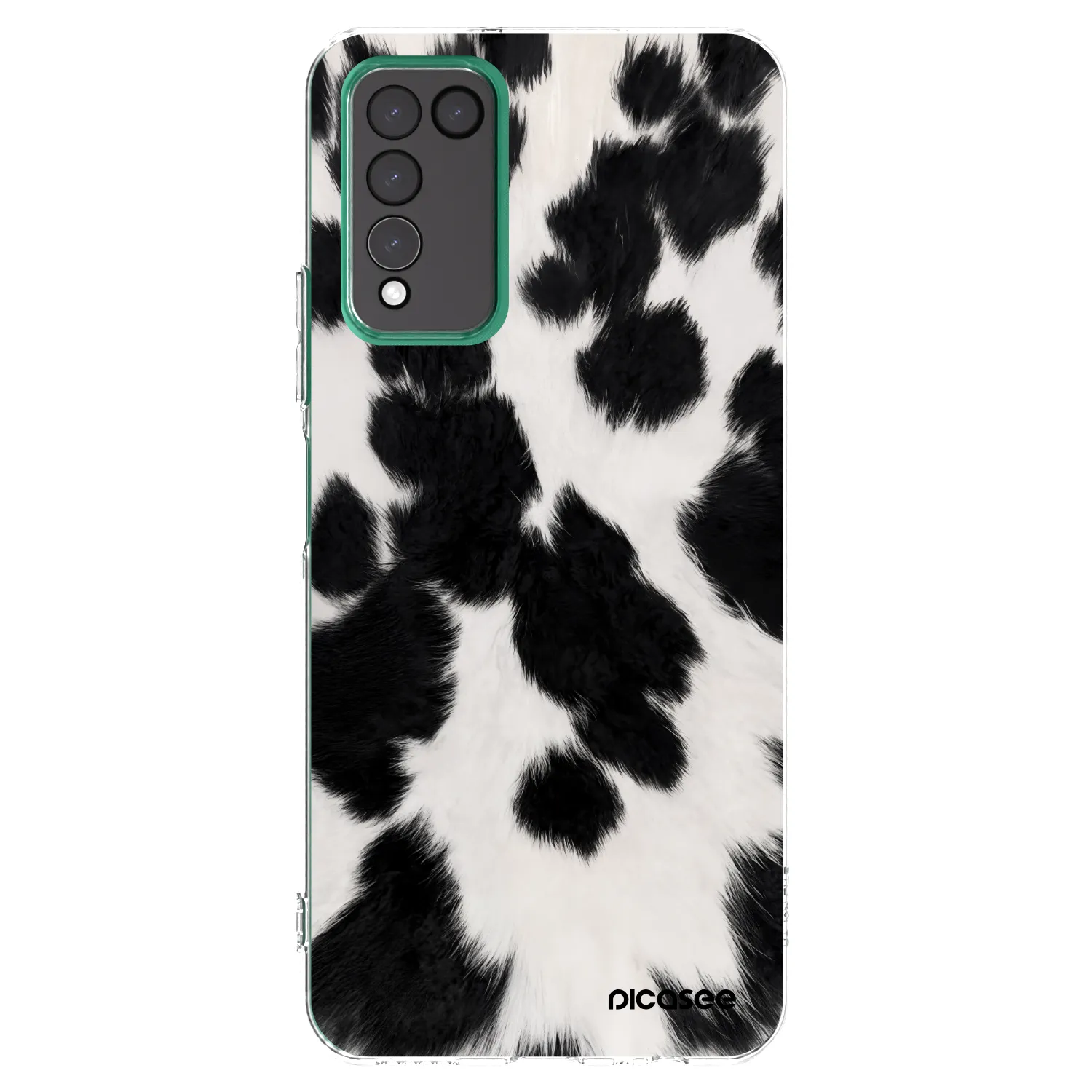 Picasee silikonska prozirna maskica za Honor 10X Lite - Black Moo