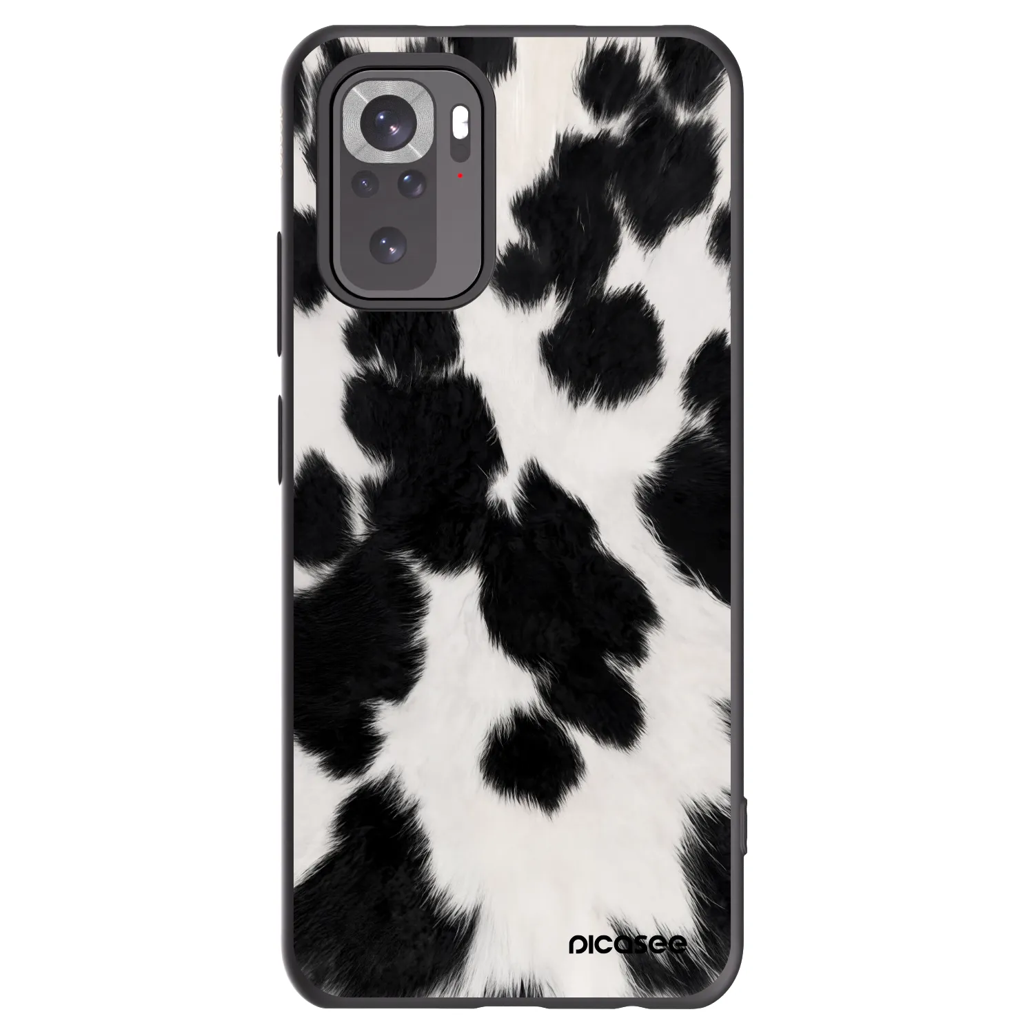 Picasee crna silikonska maskica za Xiaomi Redmi Note 10S - Black Moo
