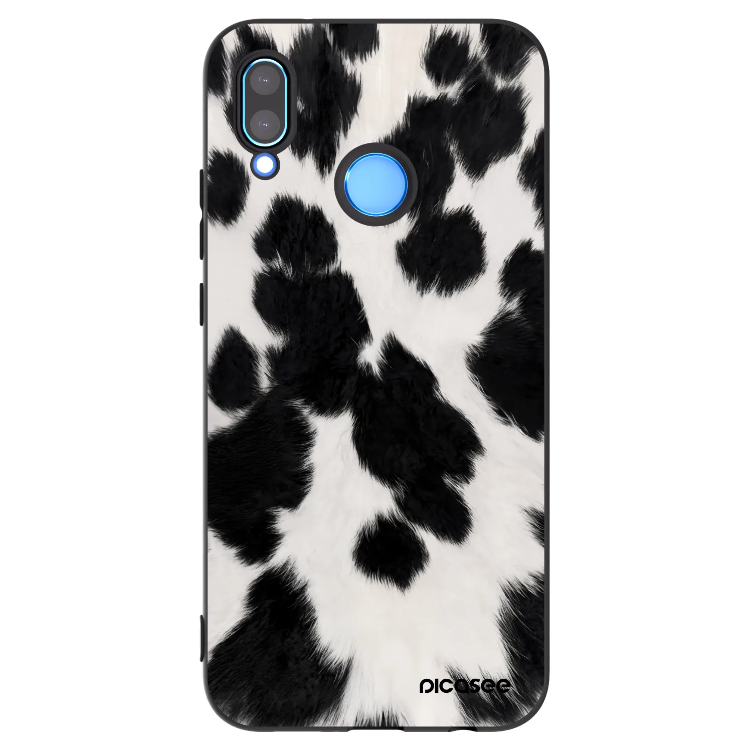 Picasee crna silikonska maskica za Huawei P20 Lite - Black Moo