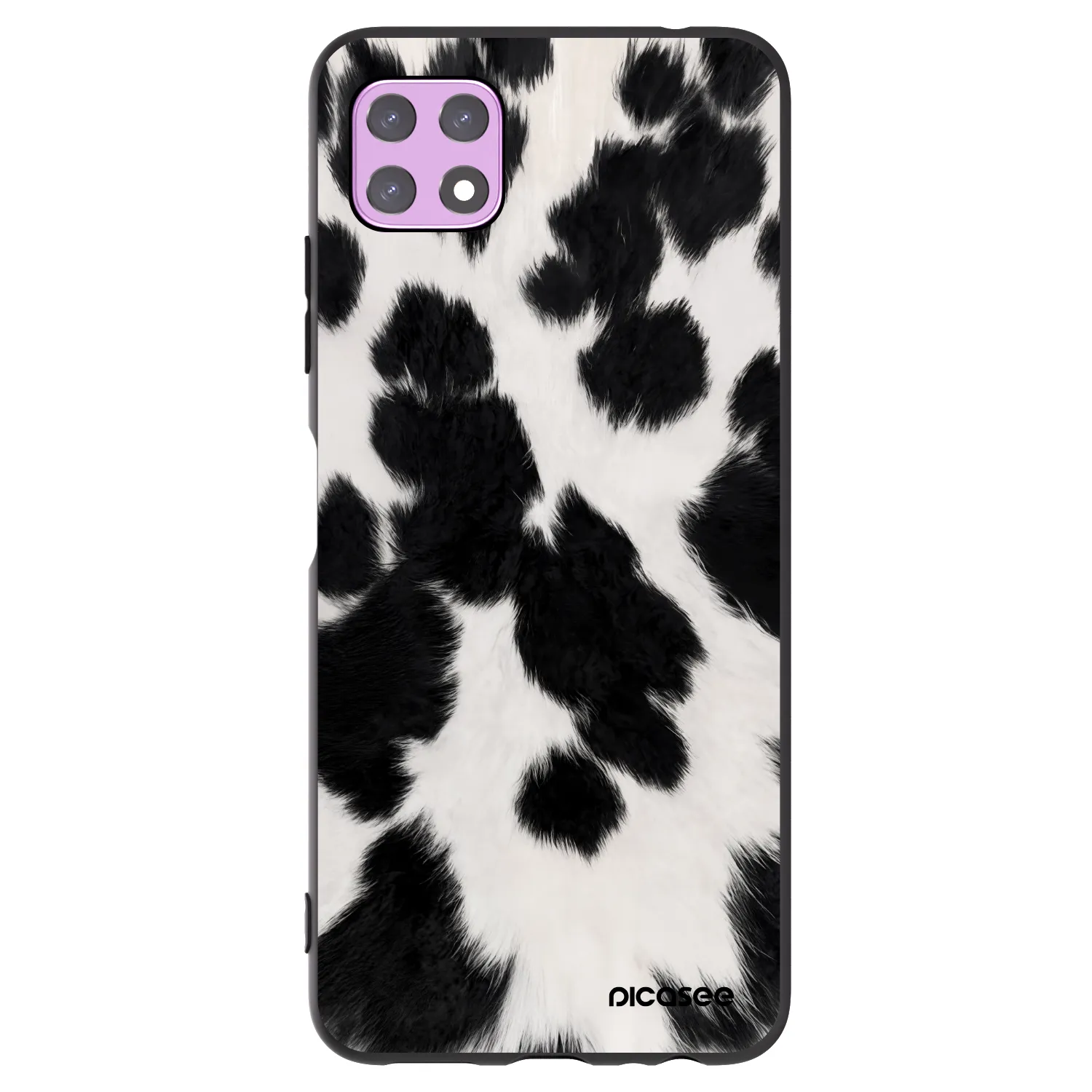 Picasee crna silikonska maskica za Samsung Galaxy A22 A226B 5G - Black Moo