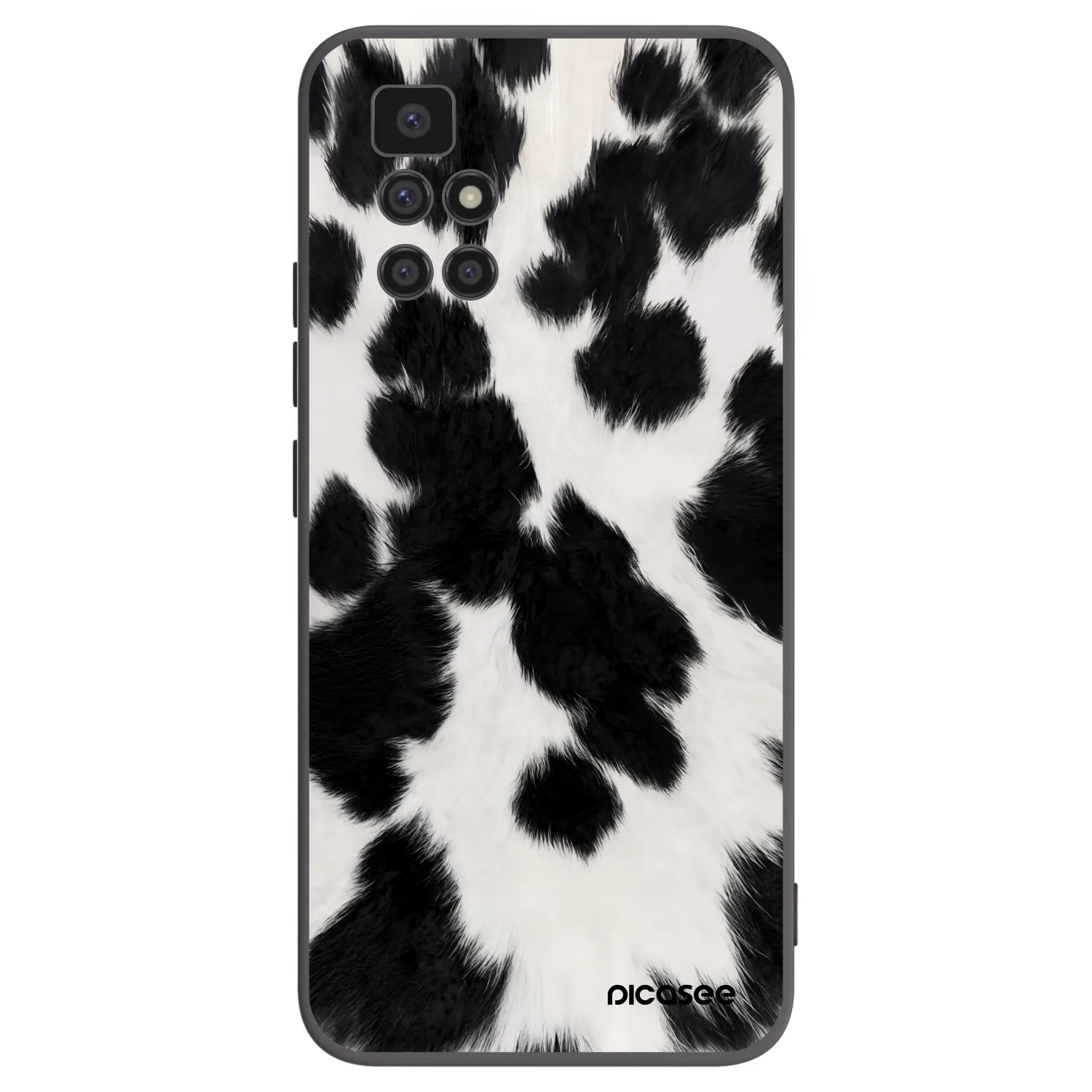 Picasee crna silikonska maskica za Xiaomi Redmi 10 - Black Moo