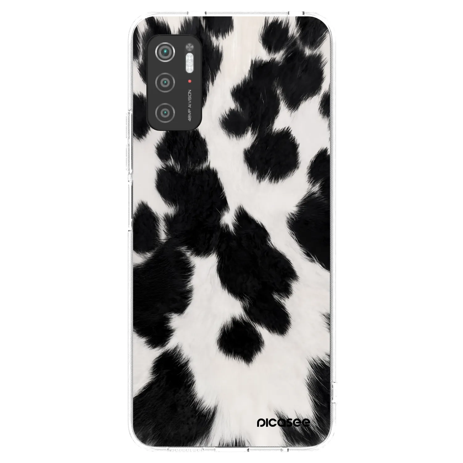 Picasee silikonska prozirna maskica za Xiaomi Poco M3 Pro 5G - Black Moo