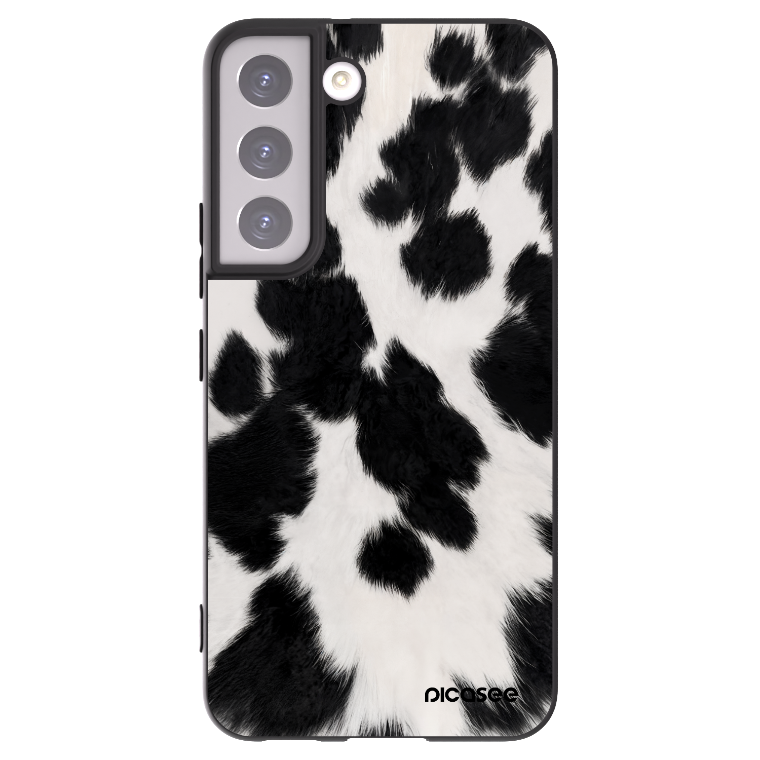 Picasee crna silikonska maskica za Samsung Galaxy S22 5G - Black Moo