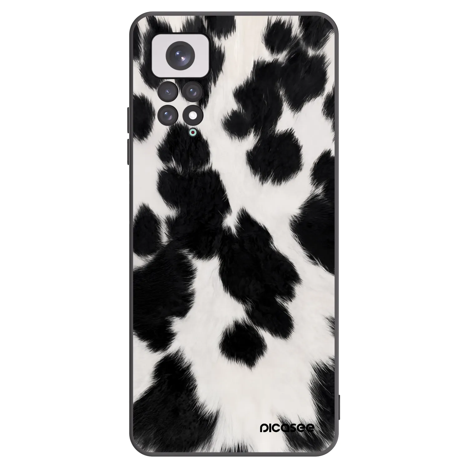 Picasee crna silikonska maskica za Xiaomi Redmi Note 11 - Black Moo
