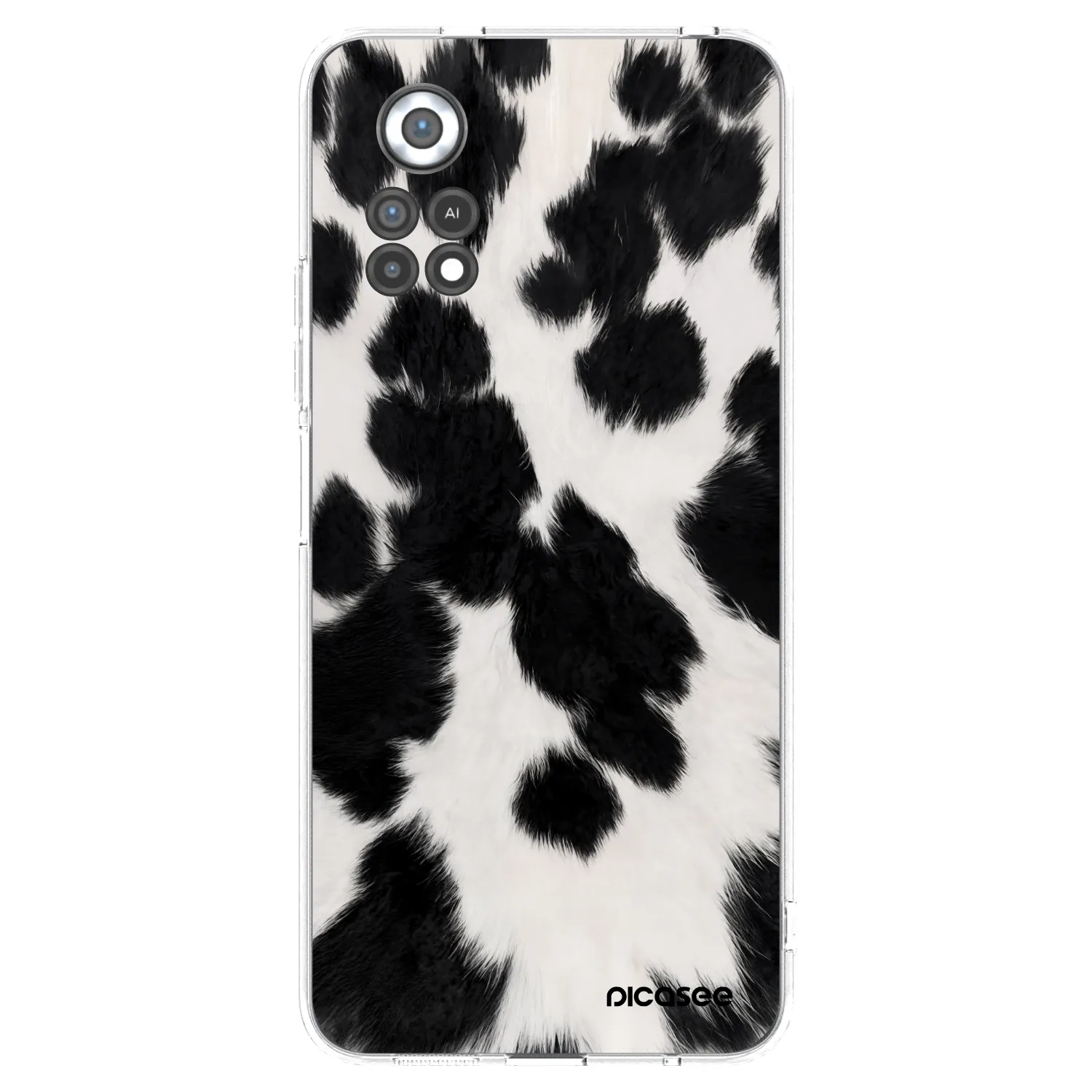 Picasee silikonska prozirna maskica za Xiaomi Poco X4 Pro 5G - Black Moo