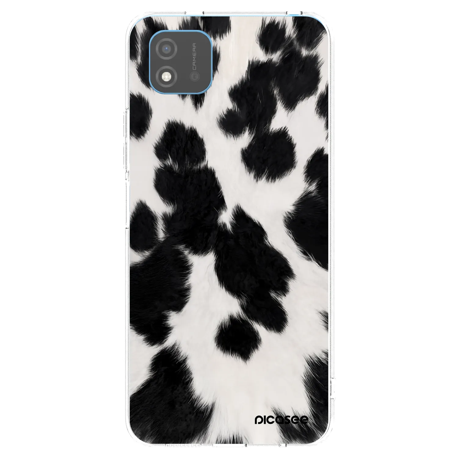Picasee silikonska prozirna maskica za Realme C11 (2021) - Black Moo