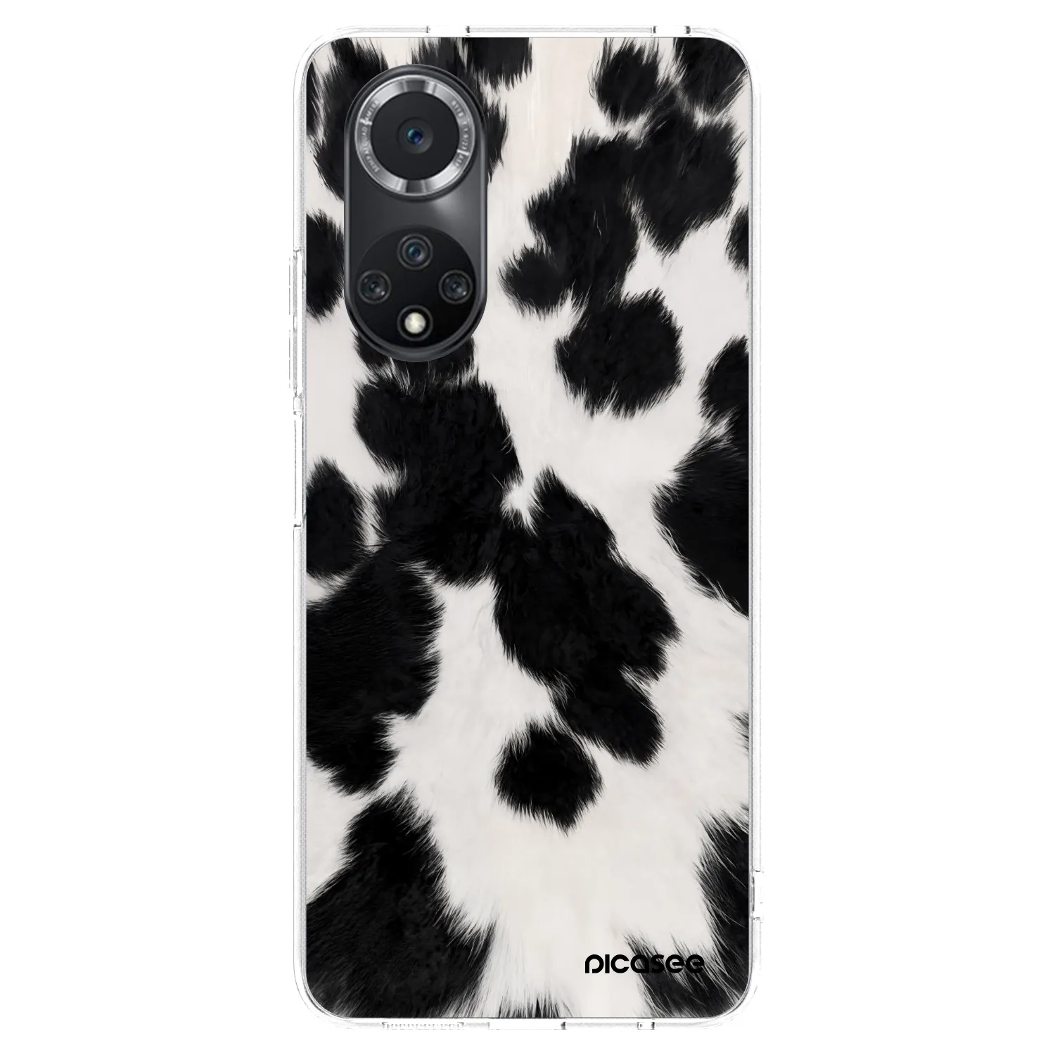Picasee silikonska prozirna maskica za Huawei Nova 9 SE - Black Moo