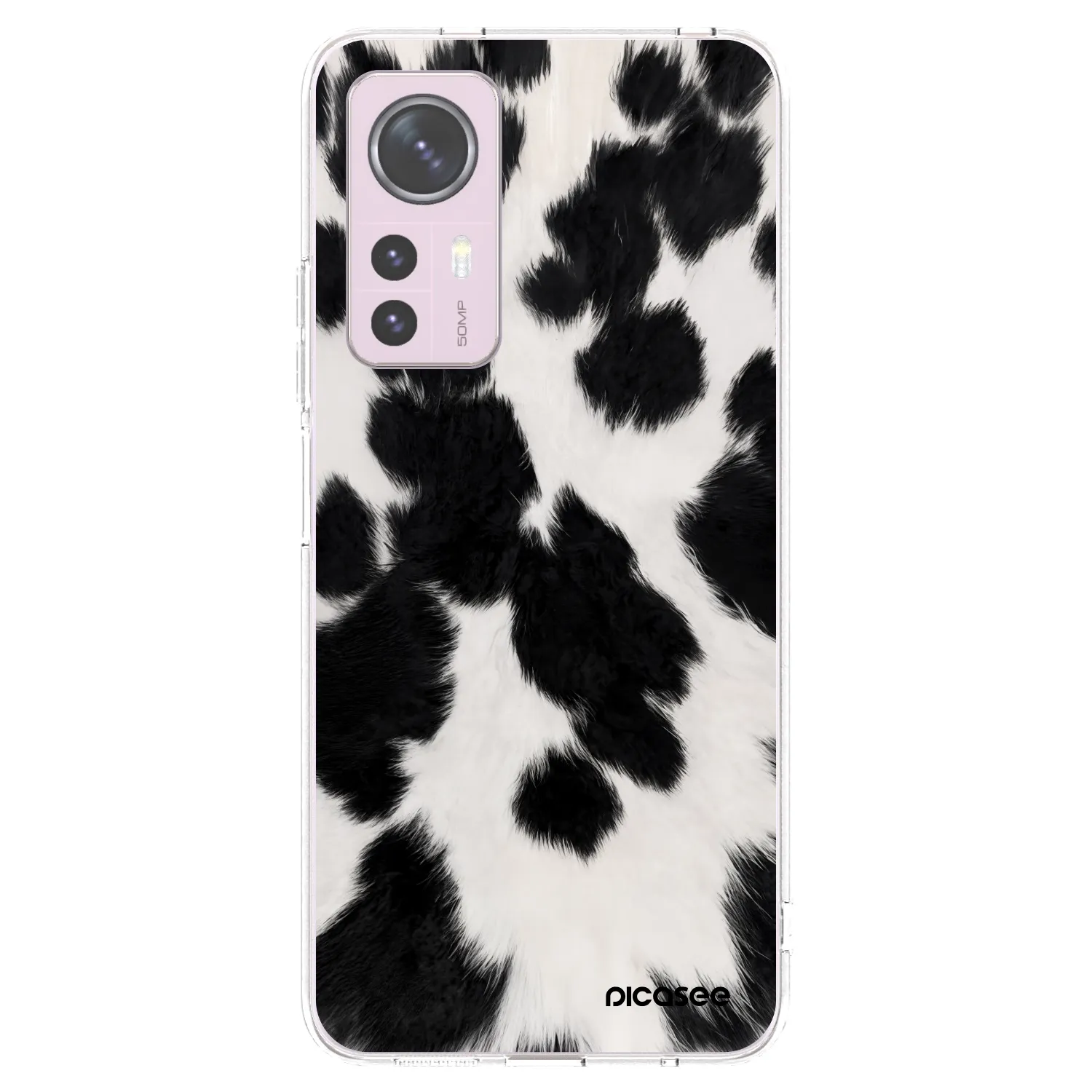 Picasee silikonska prozirna maskica za Xiaomi 12 - Black Moo