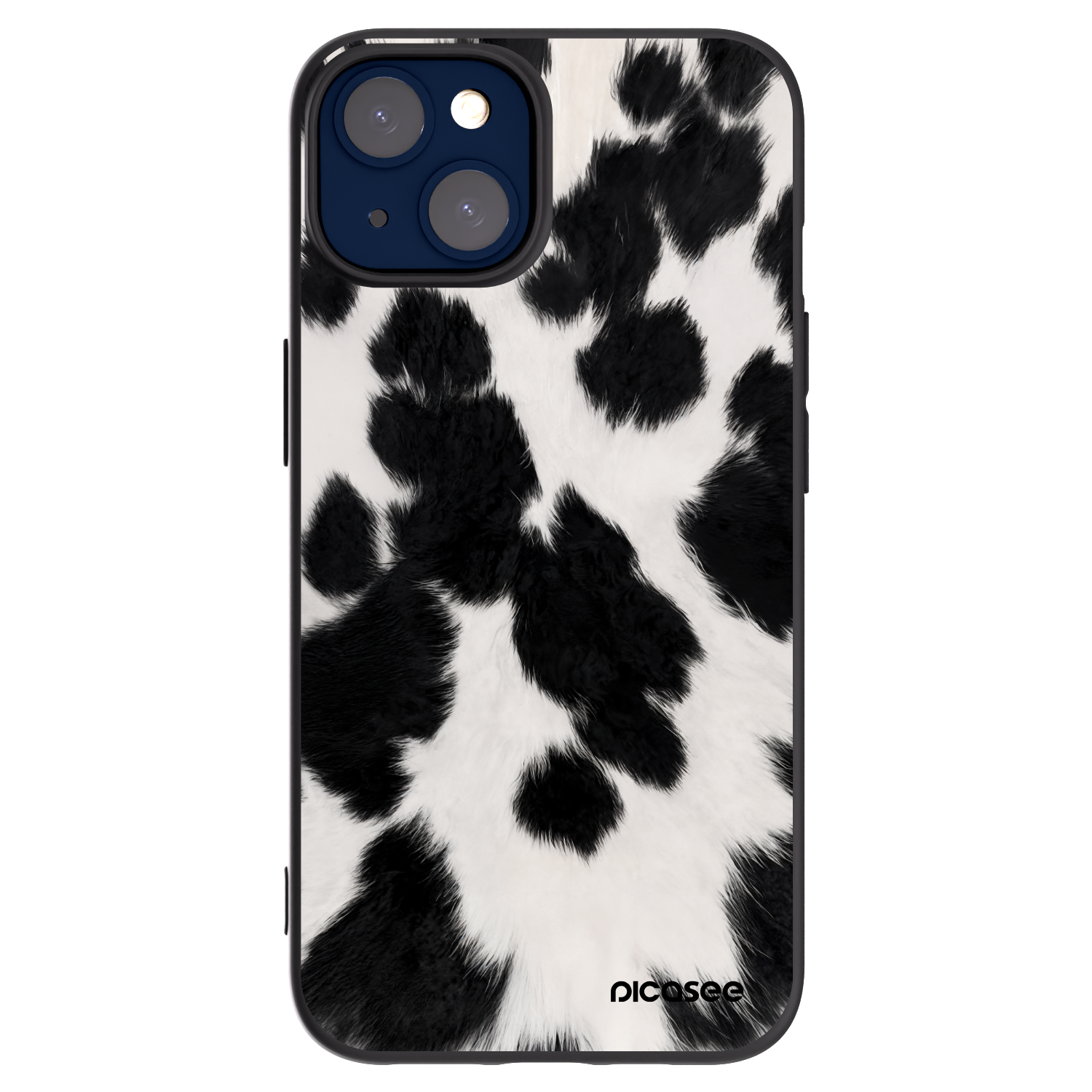 Picasee crna silikonska maskica za Apple iPhone 14 - Black Moo