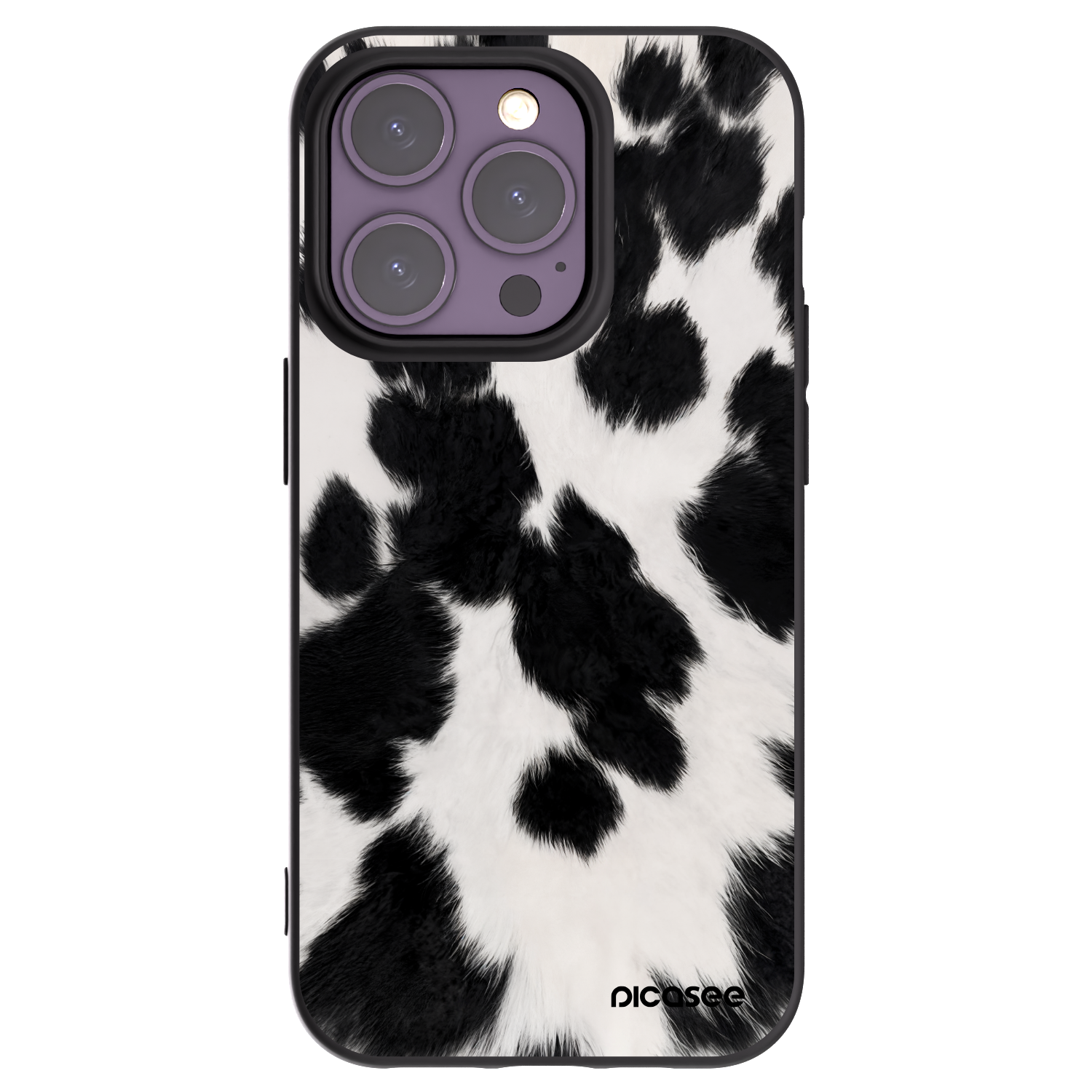 Picasee crna silikonska maskica za Apple iPhone 14 Pro - Black Moo