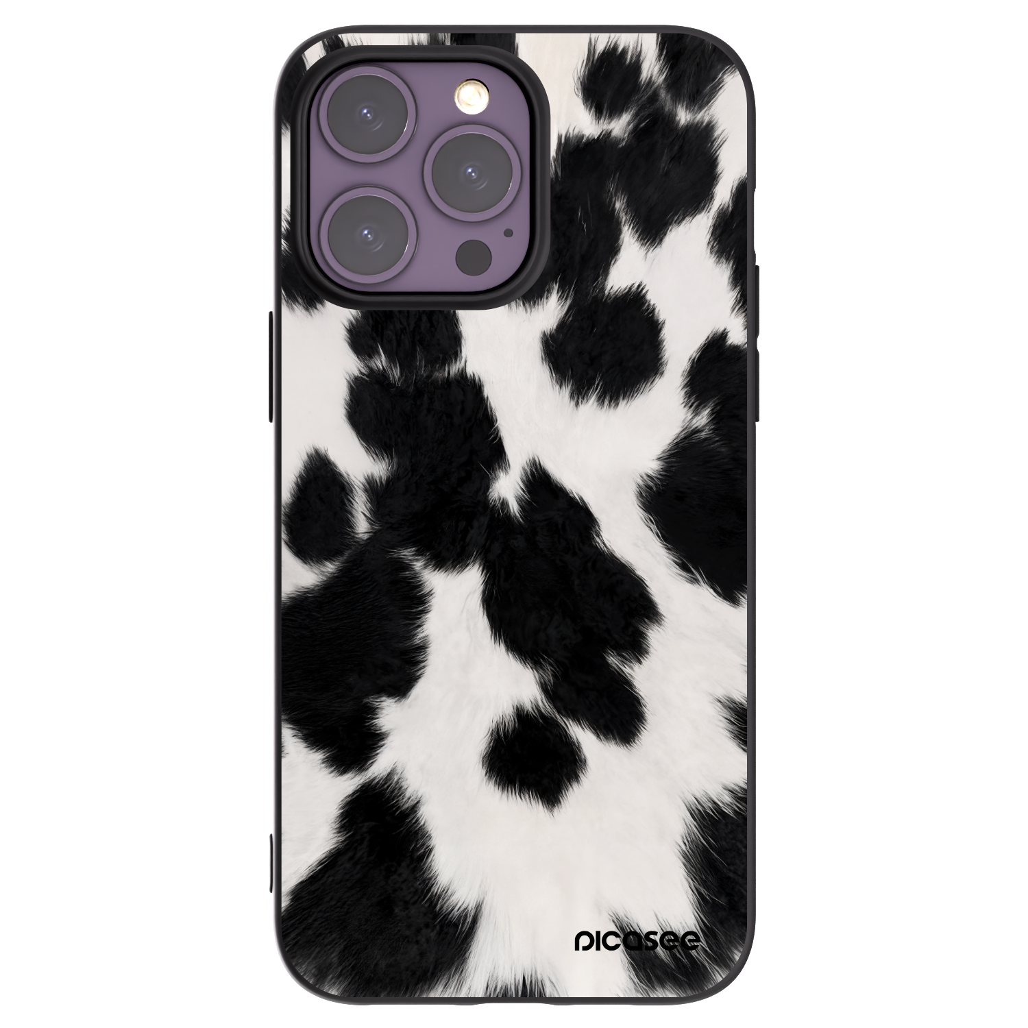 Picasee crna silikonska maskica za Apple iPhone 14 Pro Max - Black Moo