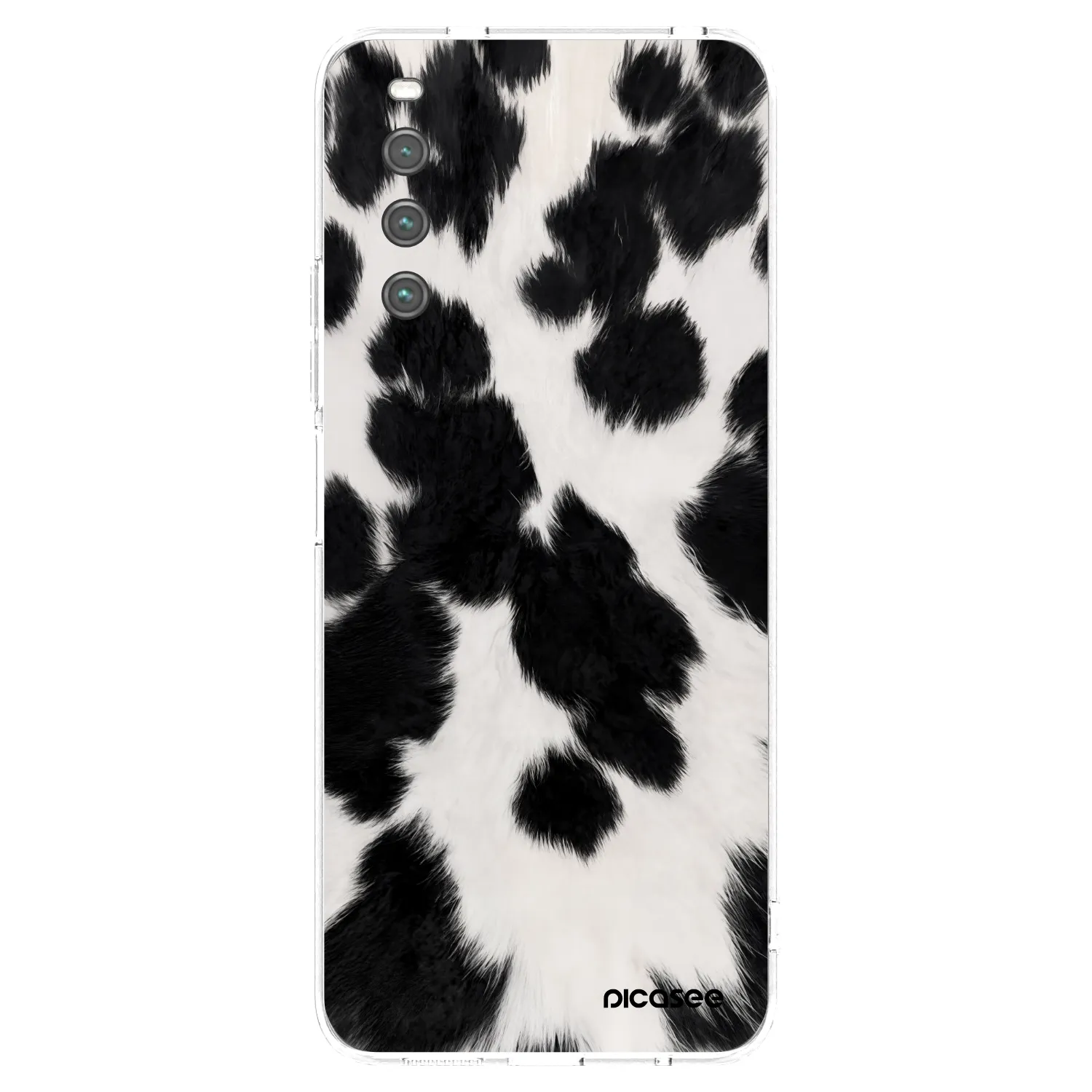 Picasee silikonska prozirna maskica za Sony Xperia 10 IV 5G - Black Moo