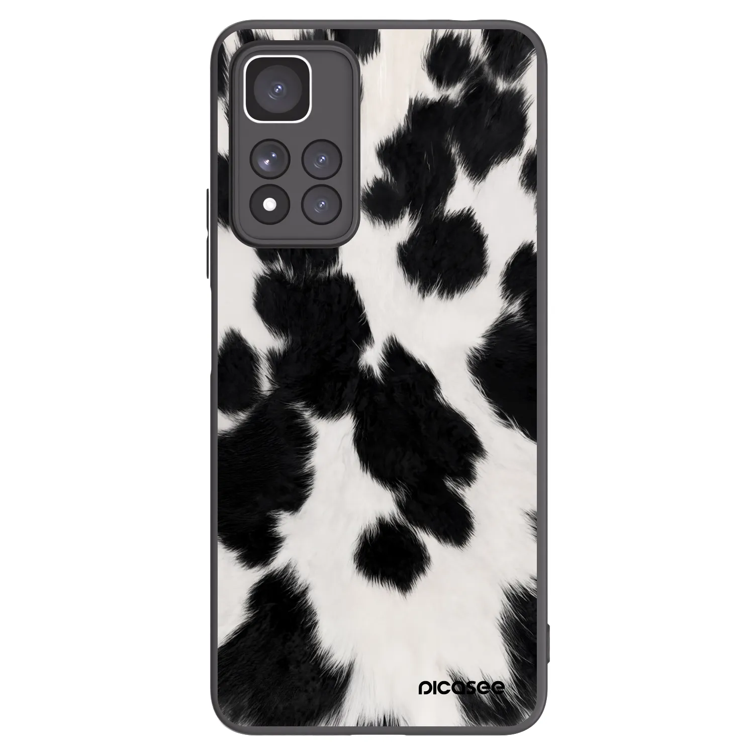 Picasee crna silikonska maskica za Xiaomi Redmi Note 11 Pro+ 5G - Black Moo