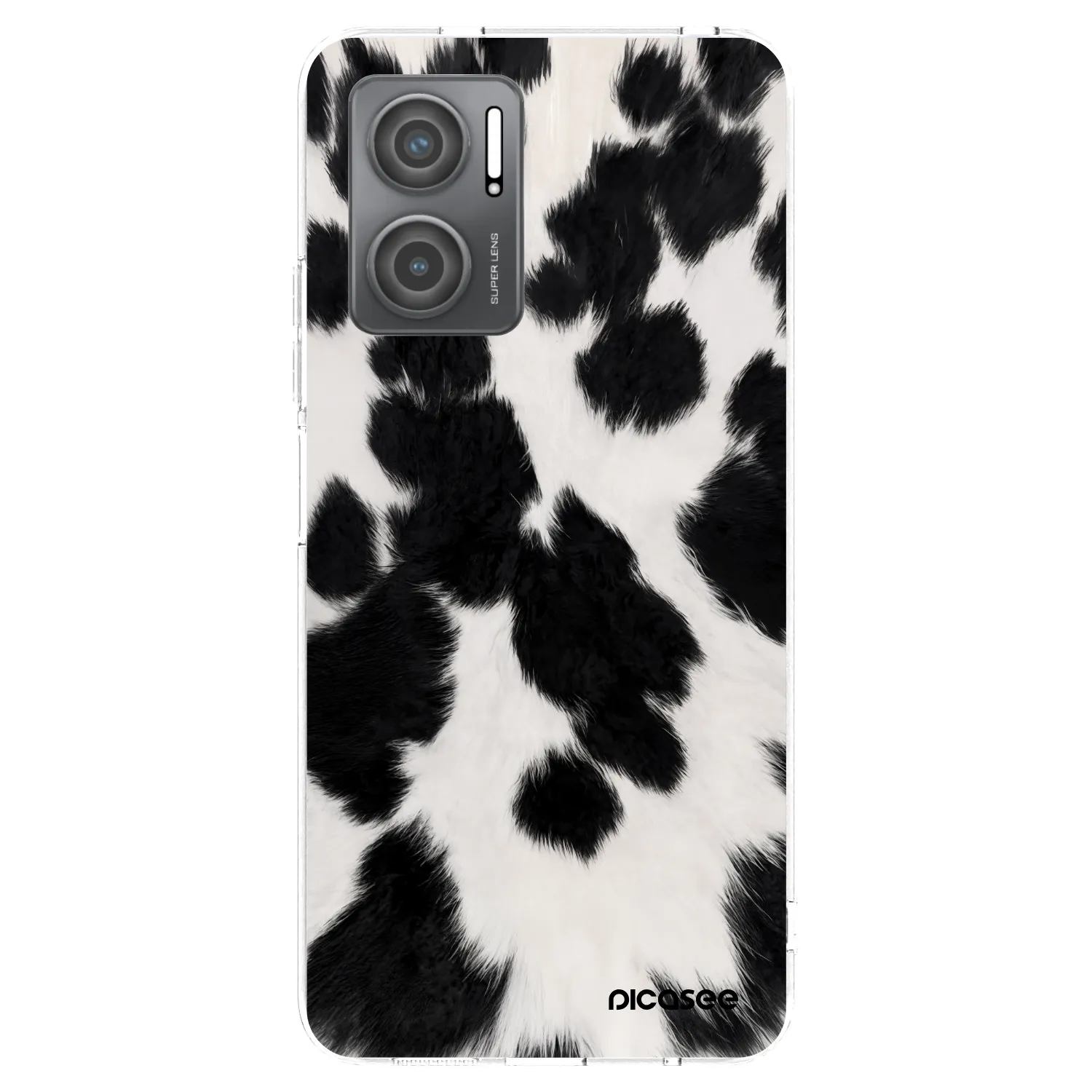 Picasee silikonska prozirna maskica za Xiaomi Redmi 10 5G - Black Moo