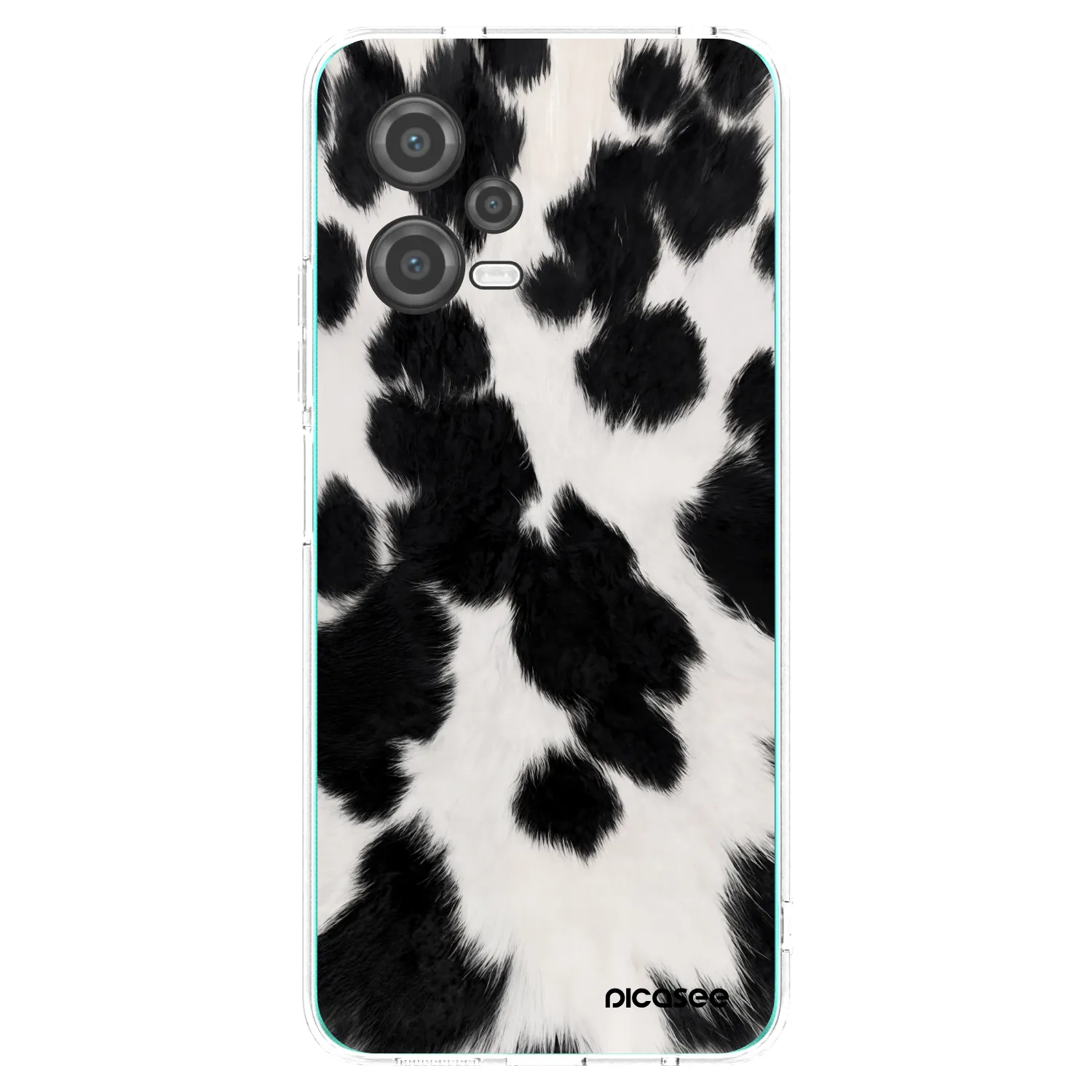Picasee silikonska prozirna maskica za Xiaomi Poco X5 - Black Moo