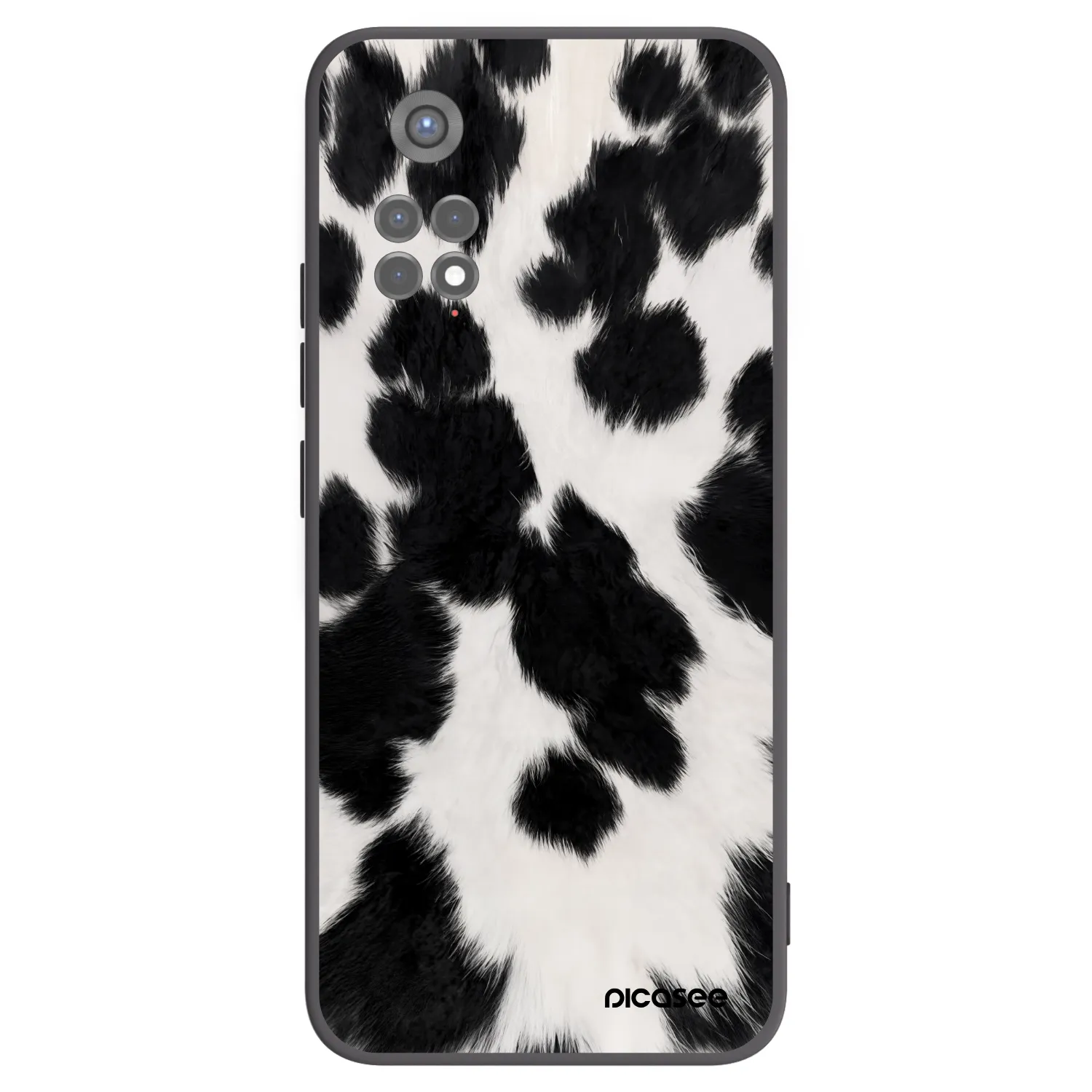 Picasee crna silikonska maskica za Xiaomi Redmi Note 11S 5G - Black Moo