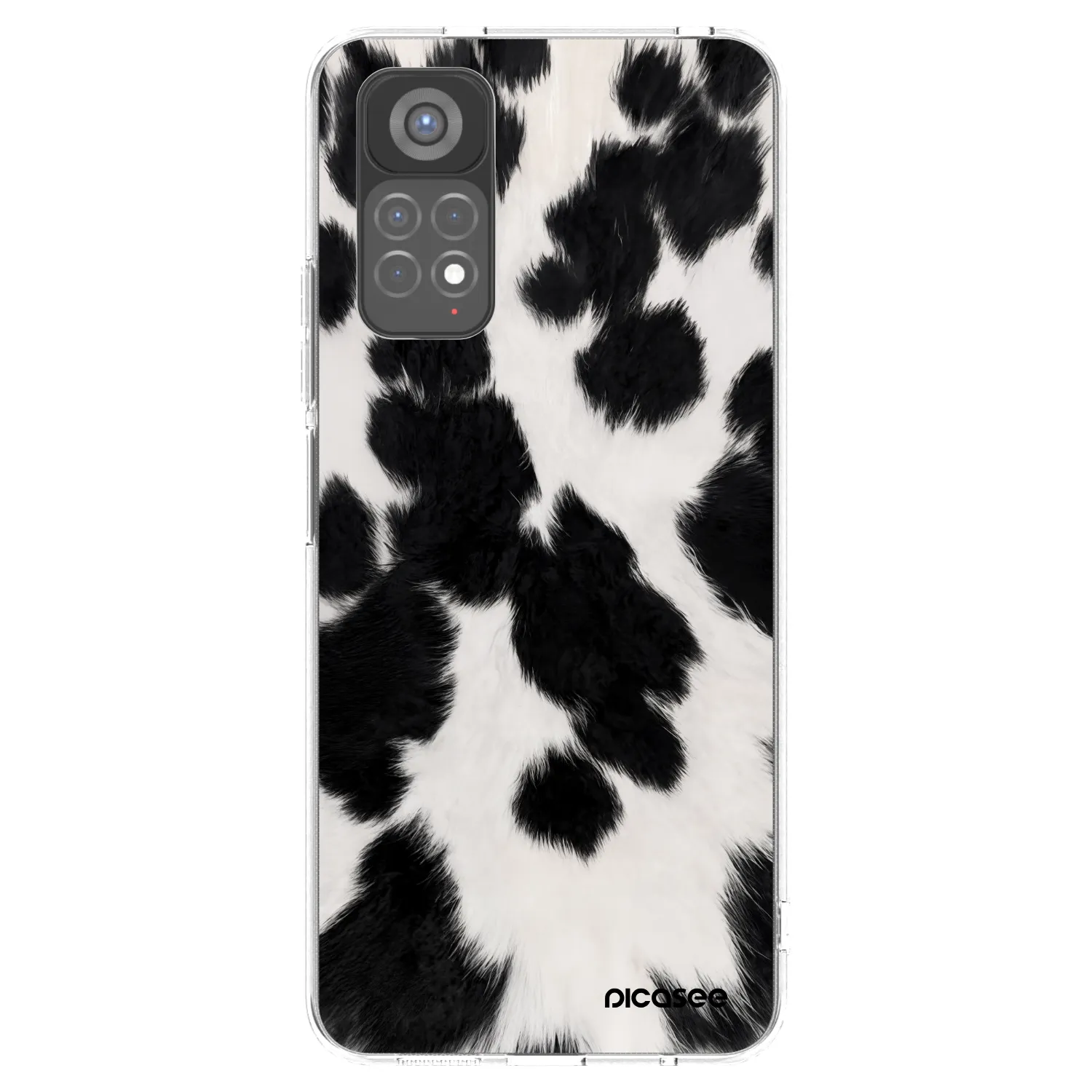 Picasee silikonska prozirna maskica za Xiaomi Redmi Note 11S 5G - Black Moo