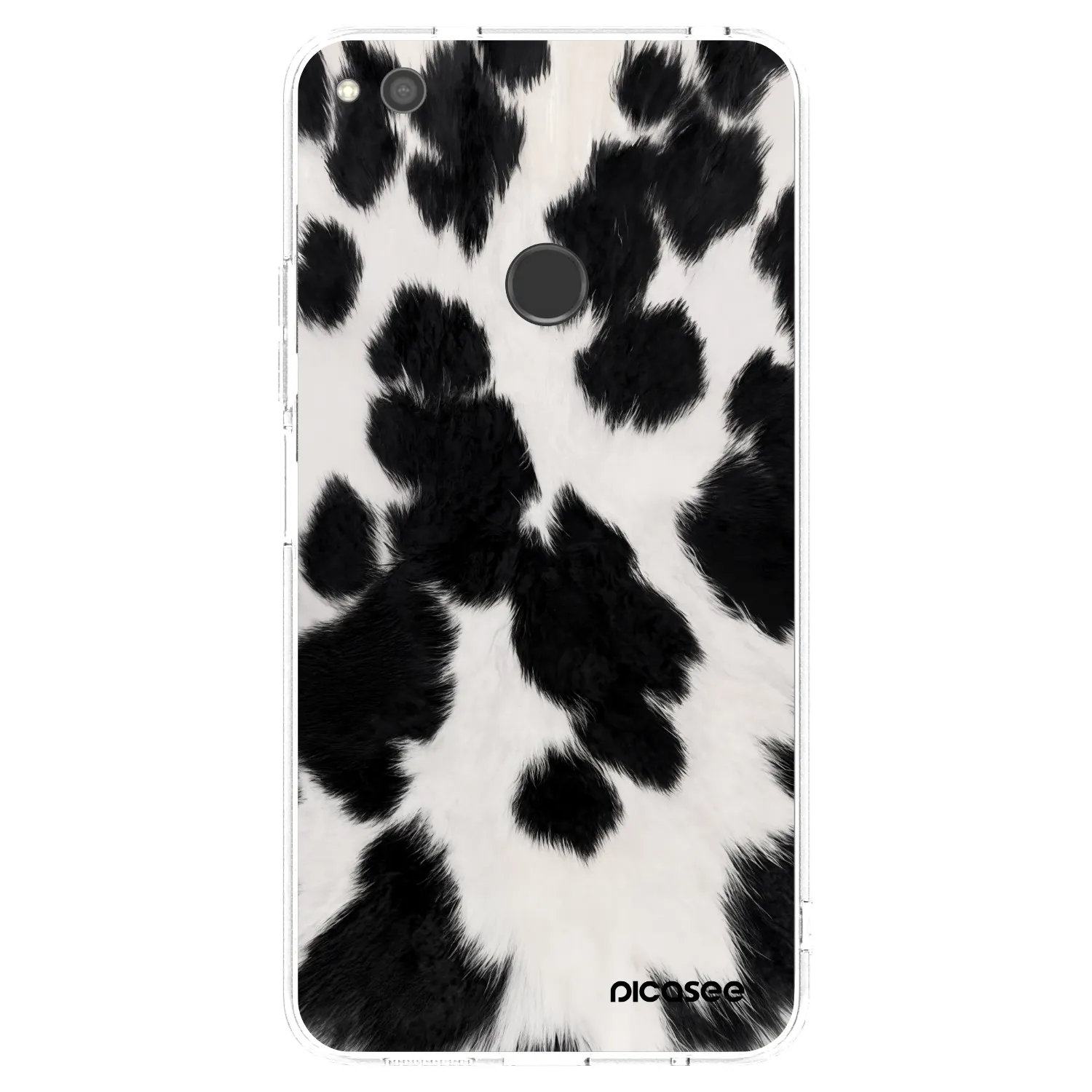 Picasee silikonska prozirna maskica za Huawei P9 Lite 2017 - Black Moo