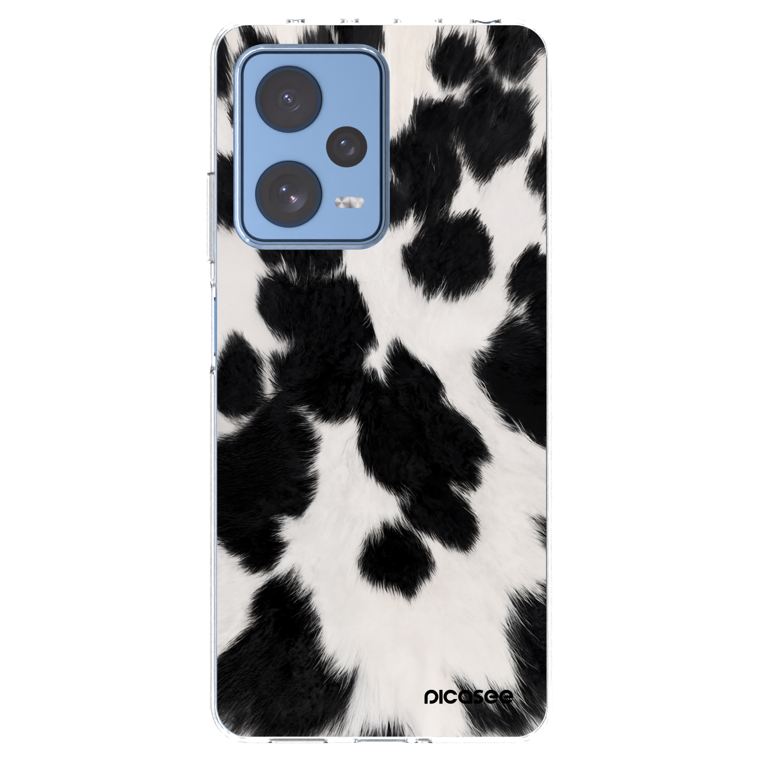 Picasee silikonska prozirna maskica za Xiaomi Redmi Note 12 Pro 5G - Black Moo