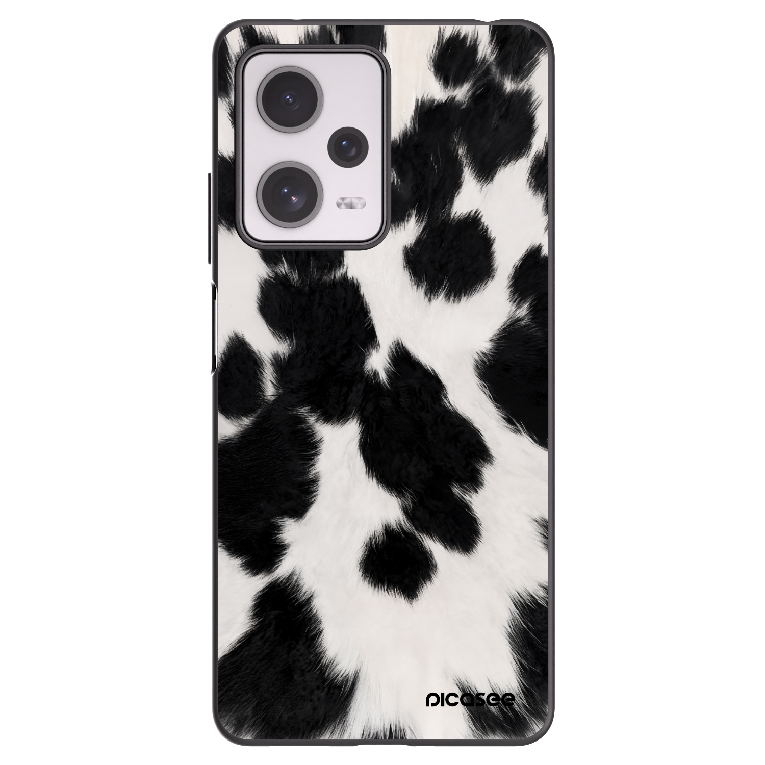 Picasee crna silikonska maskica za Xiaomi Redmi Note 12 Pro+ 5G - Black Moo