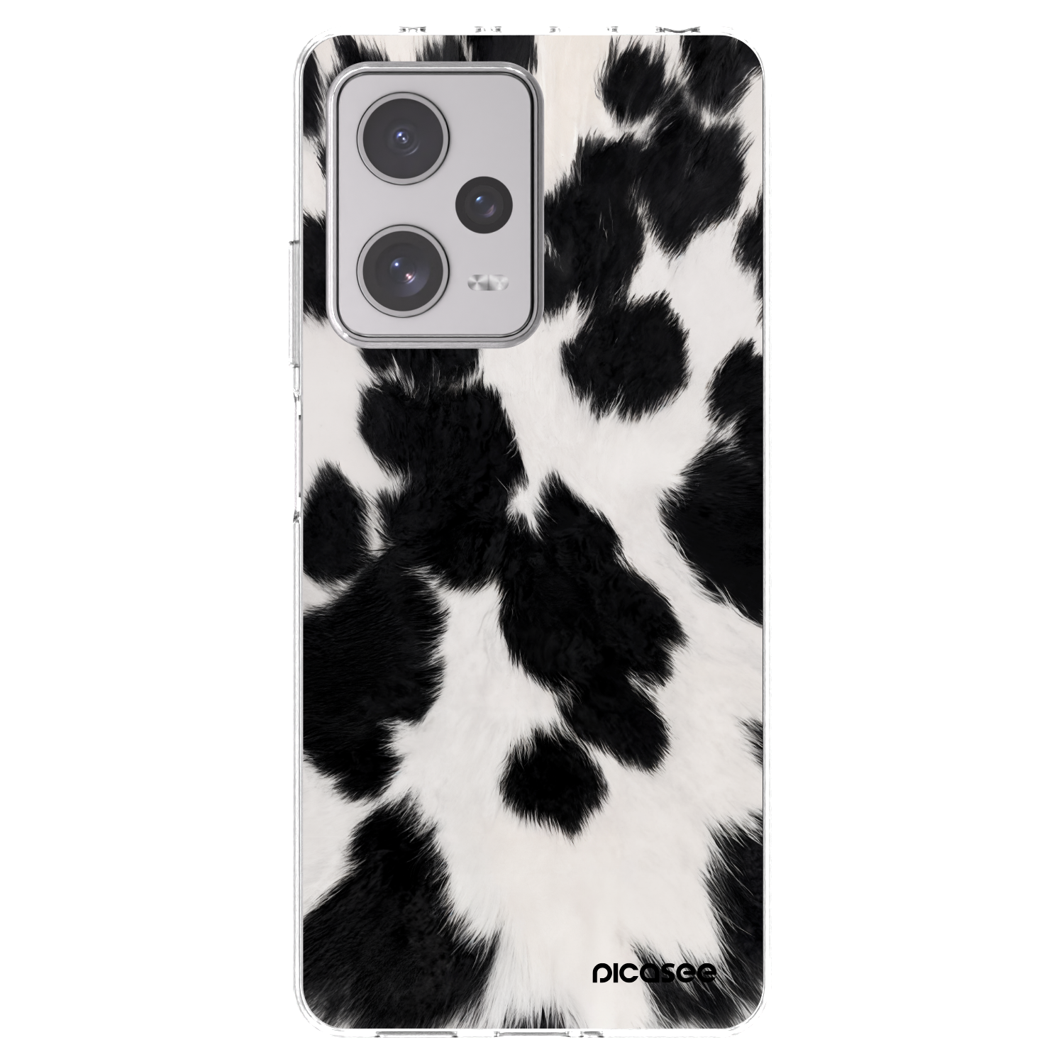 Picasee silikonska prozirna maskica za Xiaomi Redmi Note 12 Pro+ 5G - Black Moo