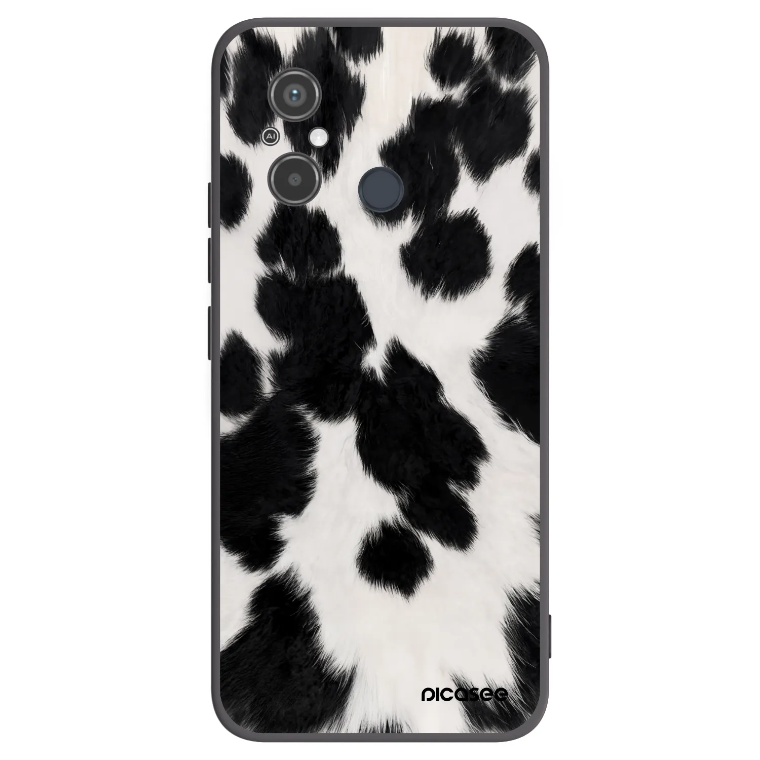Picasee crna silikonska maskica za Xiaomi Redmi 12C - Black Moo