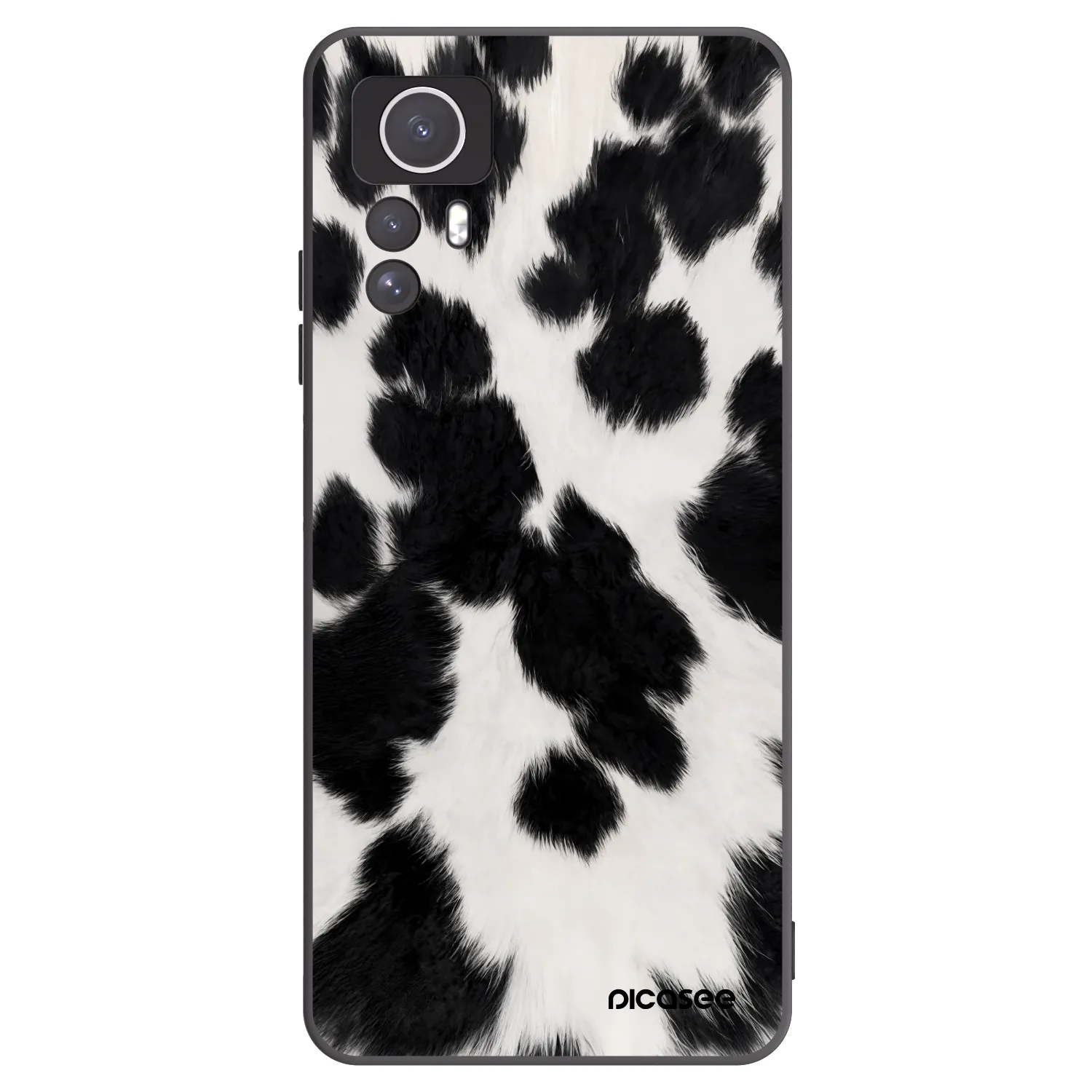 Picasee crna silikonska maskica za Xiaomi Redmi Note 12S - Black Moo