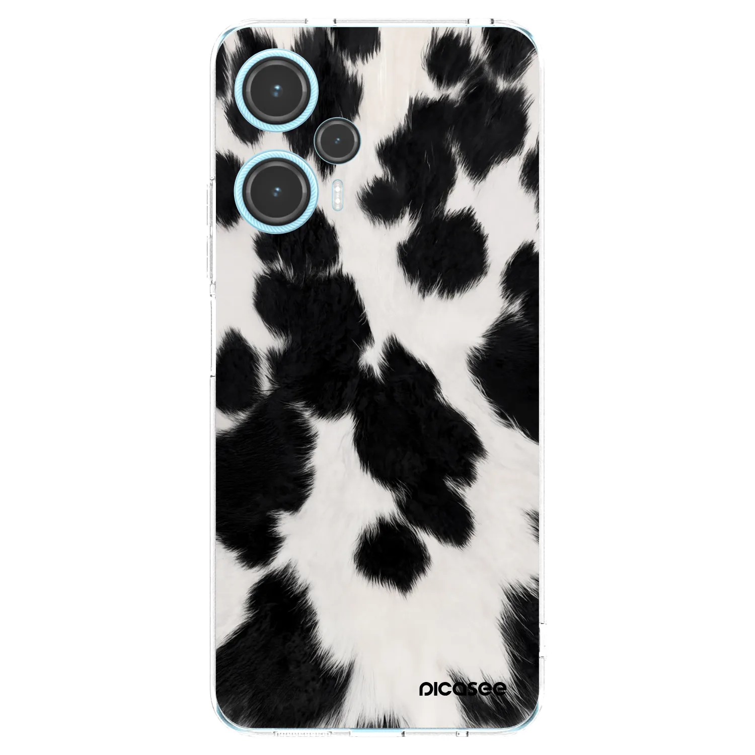 Picasee silikonska prozirna maskica za Xiaomi Poco F5 - Black Moo
