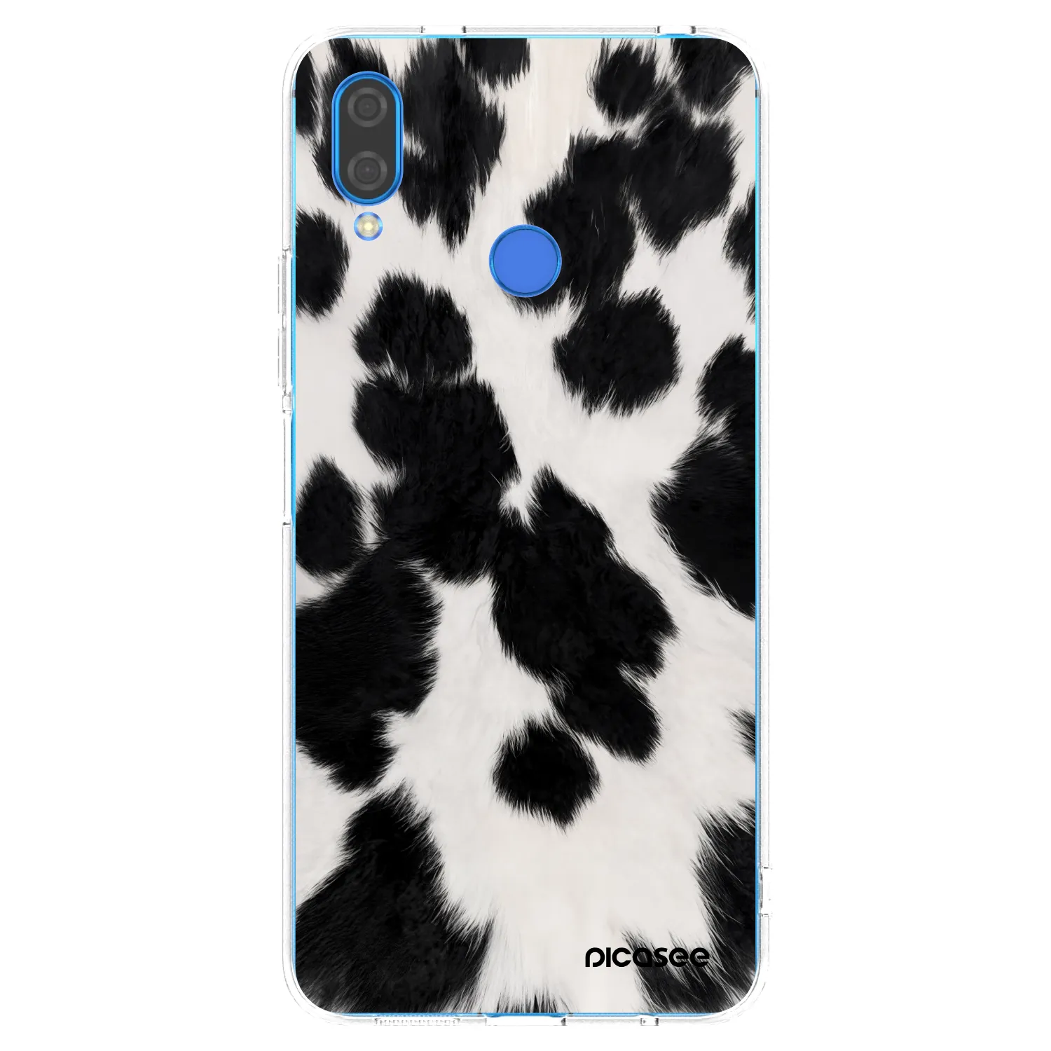 Picasee silikonska prozirna maskica za Huawei Nova 3 - Black Moo