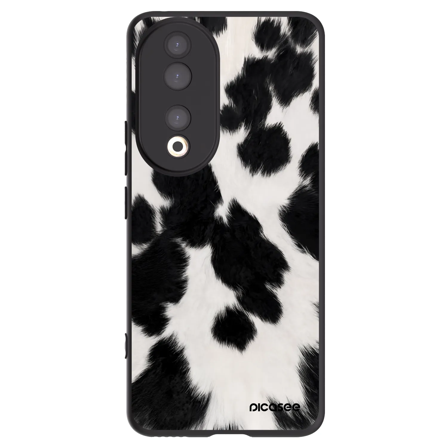 Picasee crna silikonska maskica za Honor 90 5G - Black Moo
