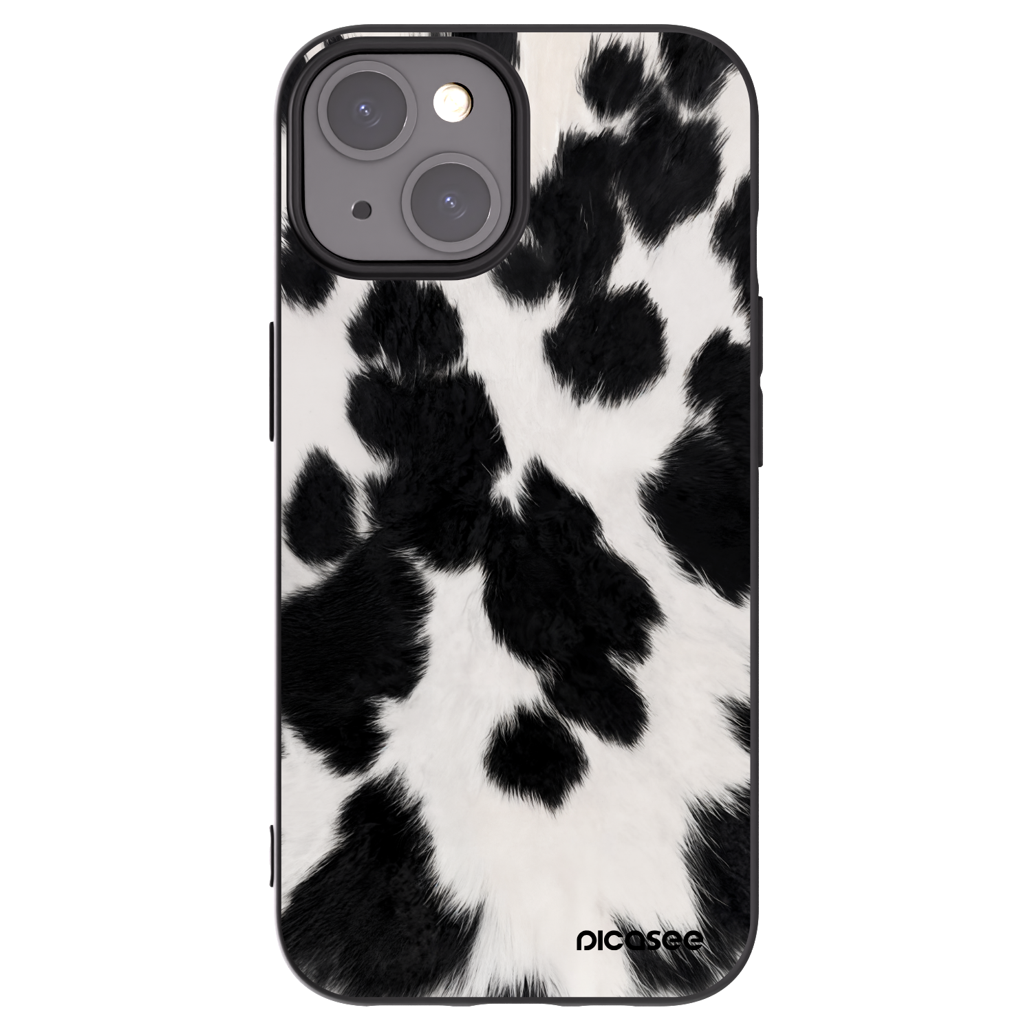 Picasee crna silikonska maskica za Apple iPhone 15 - Black Moo
