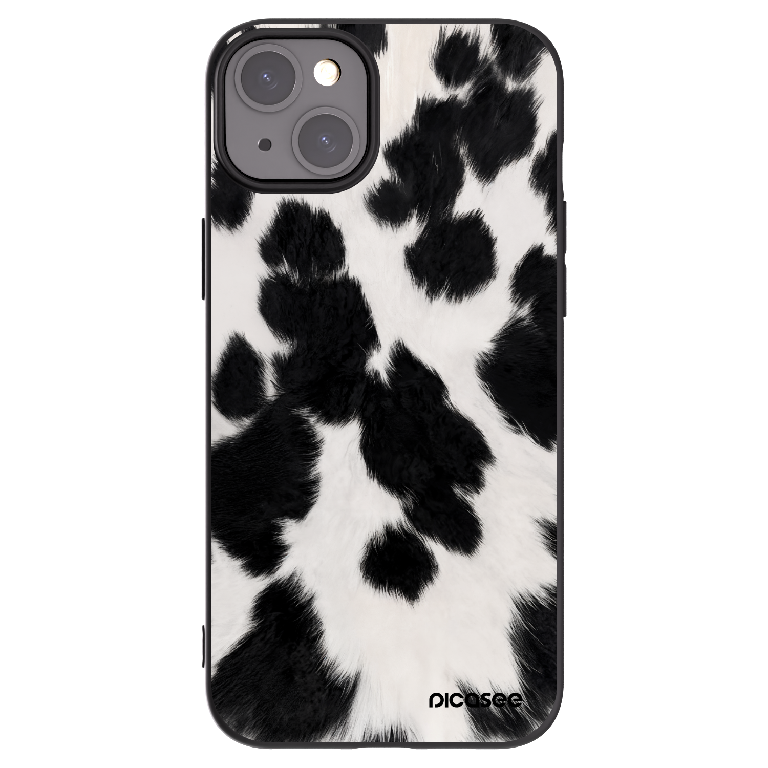 Picasee crna silikonska maskica za Apple iPhone 15 Plus - Black Moo