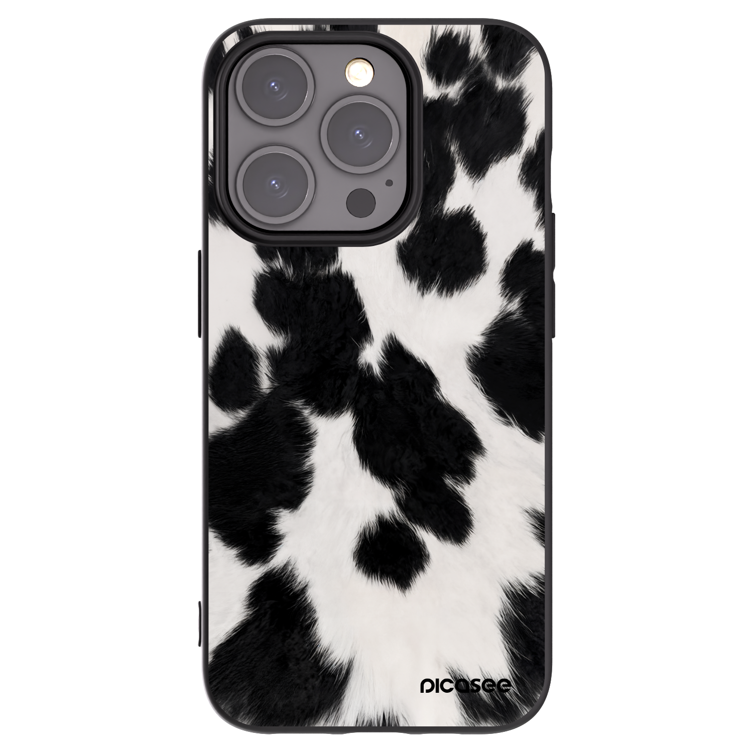 Picasee crna silikonska maskica za Apple iPhone 15 Pro - Black Moo