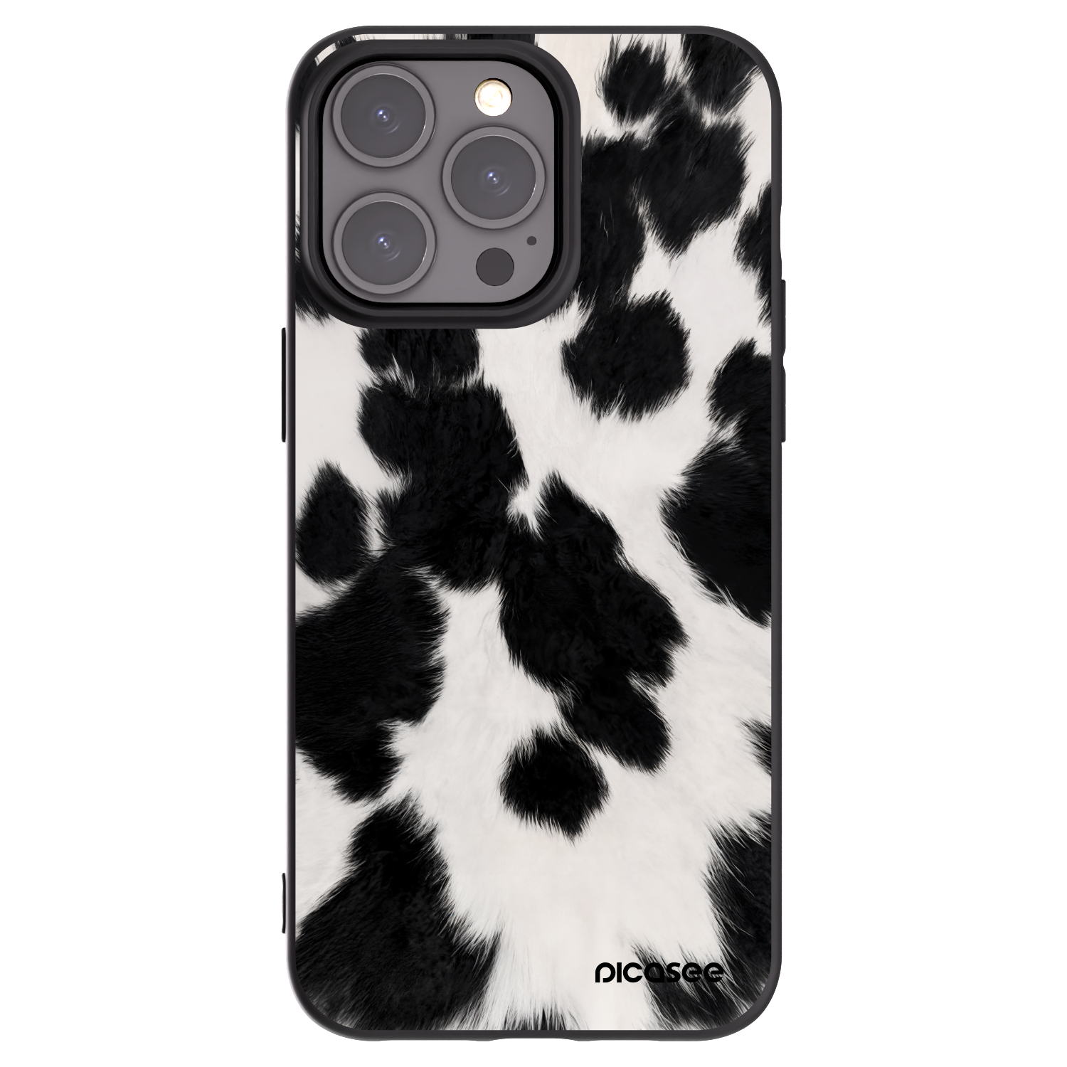 Picasee crna silikonska maskica za Apple iPhone 15 Pro Max - Black Moo