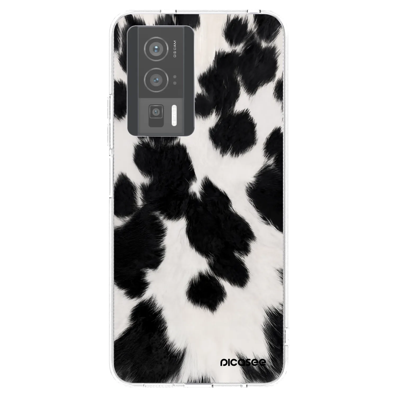 Picasee silikonska prozirna maskica za Xiaomi Poco F5 Pro 5G - Black Moo
