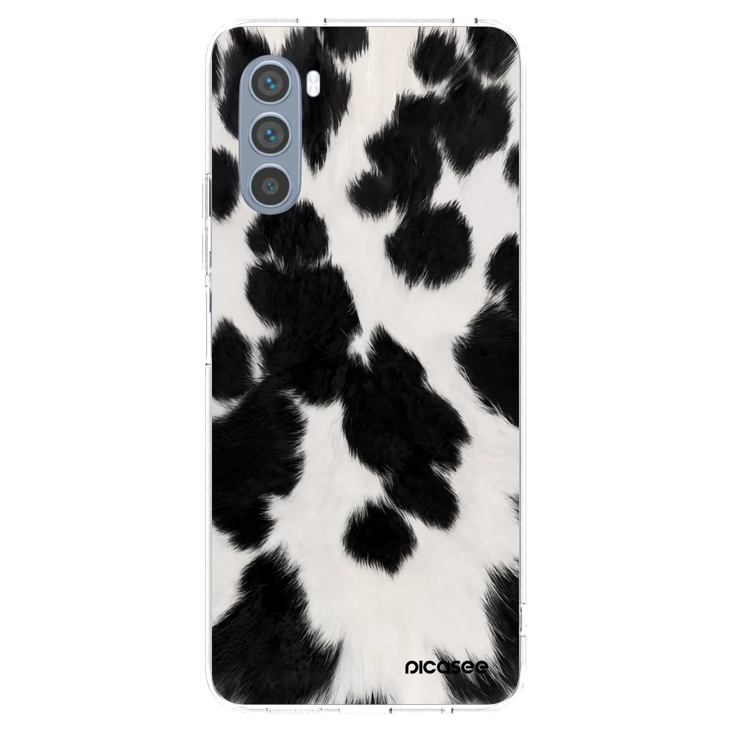 Picasee silikonska prozirna maskica za Motorola Moto G62 - Black Moo