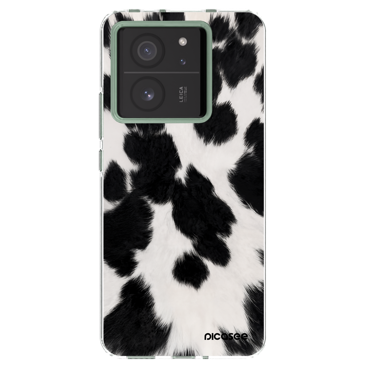 Picasee silikonska prozirna maskica za Xiaomi 13T - Black Moo
