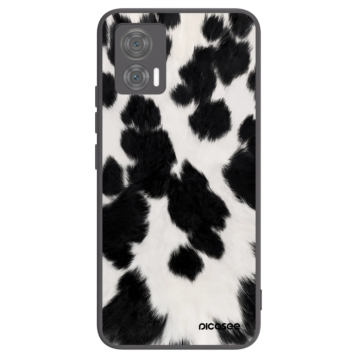 Picasee crna silikonska maskica za Motorola Edge 30 Neo - Black Moo