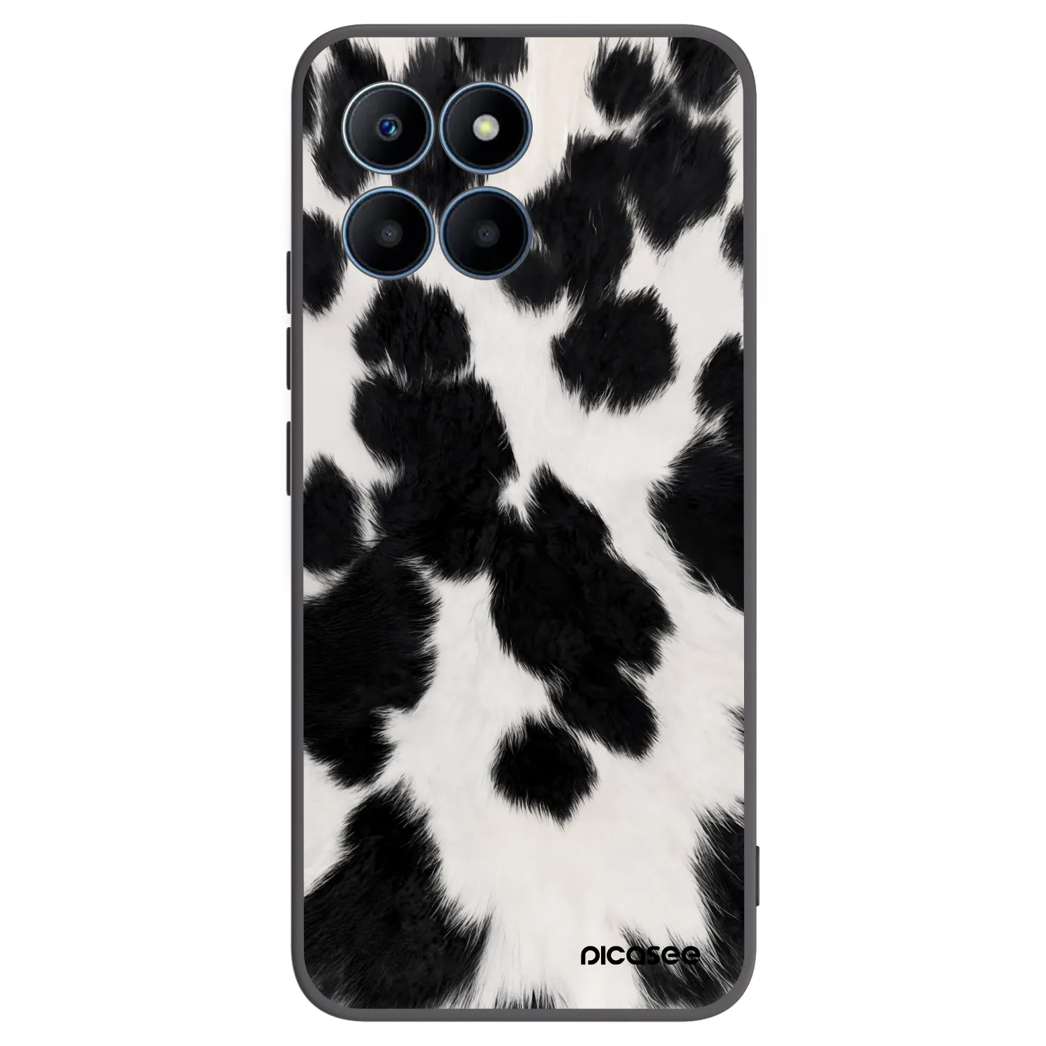 Picasee crna silikonska maskica za Honor 70 Lite - Black Moo