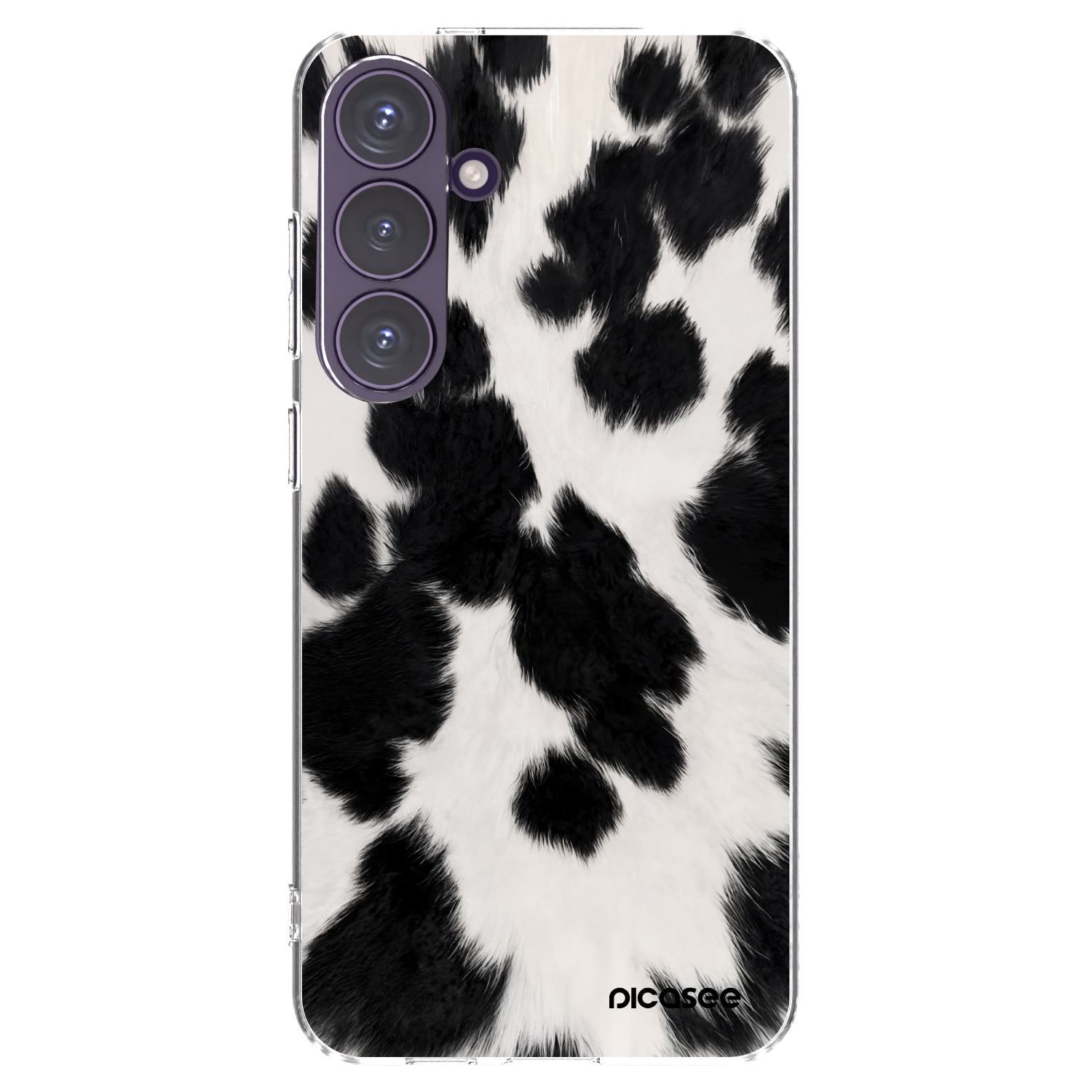 Picasee silikonska prozirna maskica za Samsung Galaxy S24+ S926B 5G - Black Moo