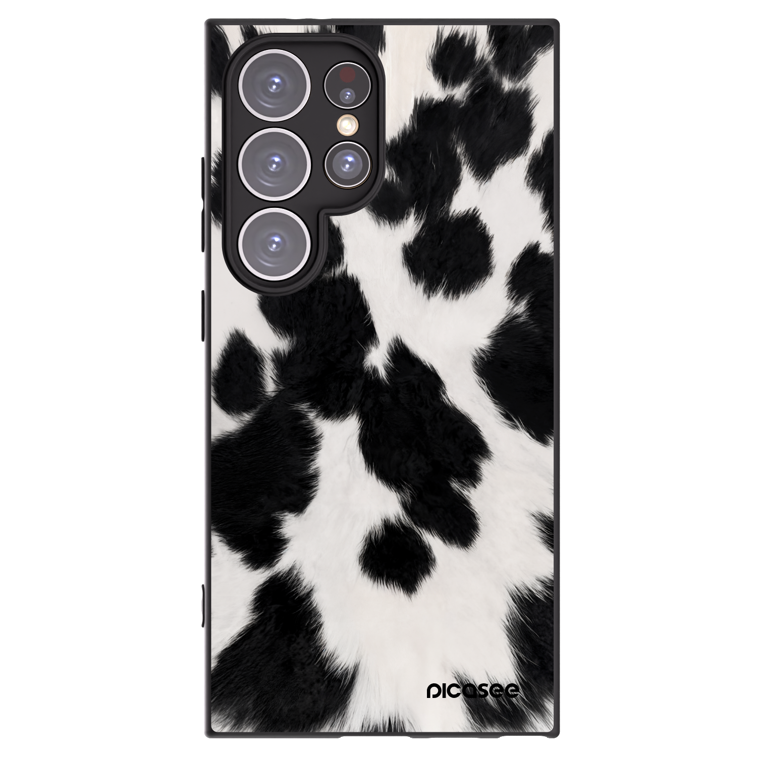 Picasee crna silikonska maskica za Samsung Galaxy S24 Ultra S928B 5G - Black Moo