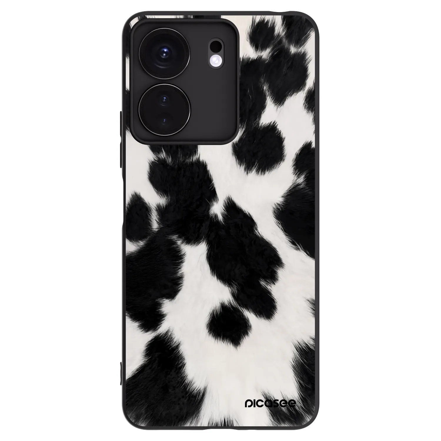 Picasee crna silikonska maskica za Xiaomi Redmi 13C 4G - Black Moo