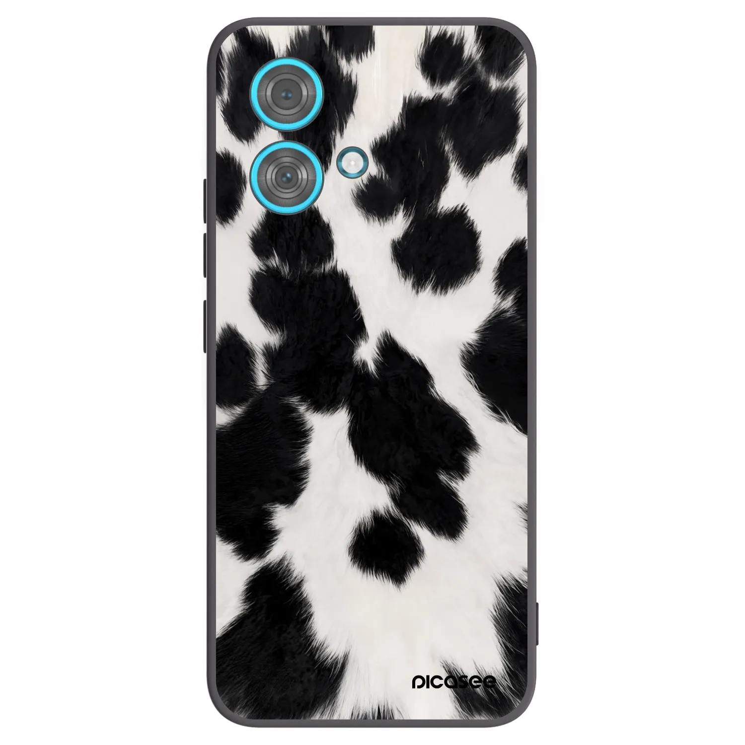Picasee crna silikonska maskica za Motorola Edge 40 Neo - Black Moo