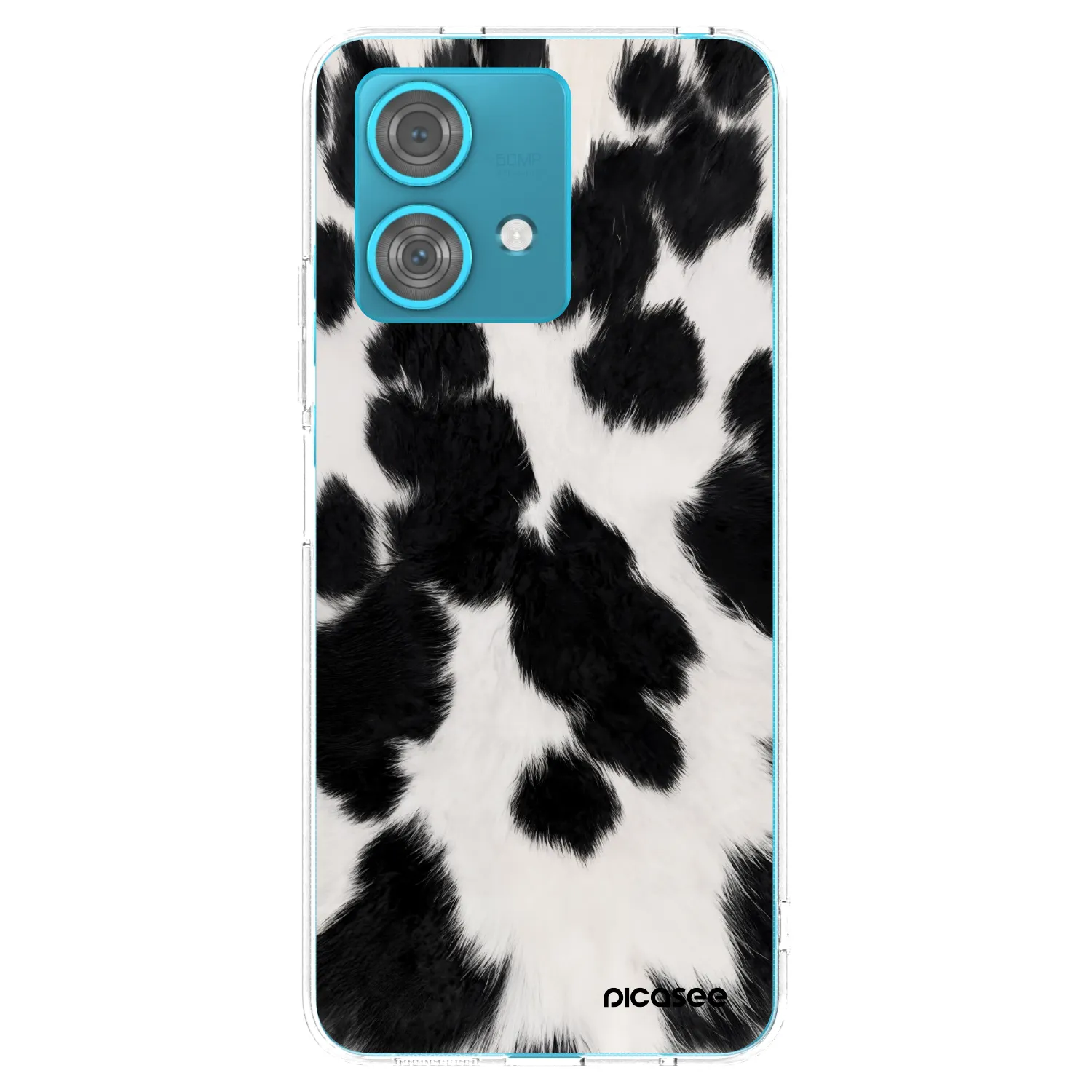 Picasee silikonska prozirna maskica za Motorola Edge 40 Neo - Black Moo
