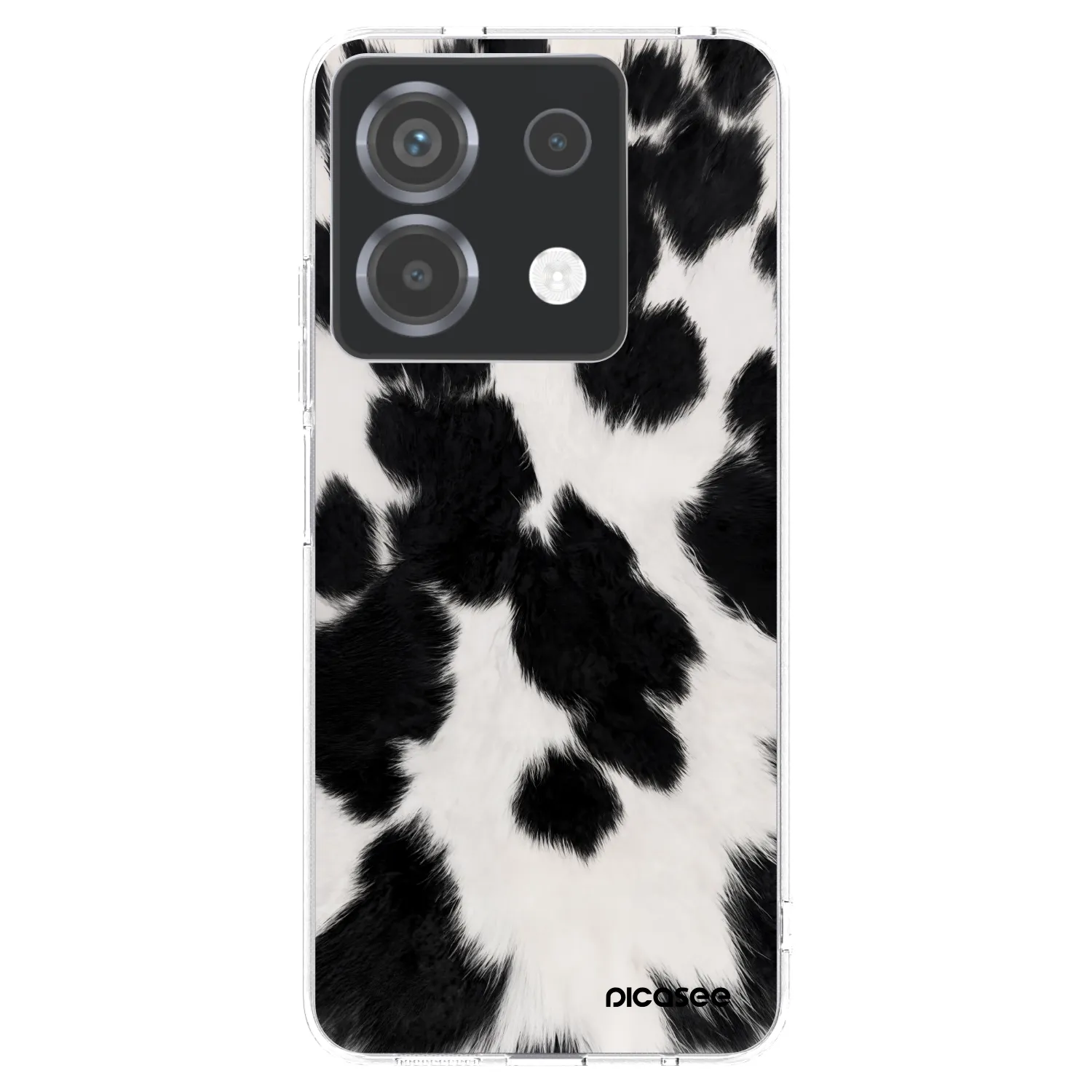 Picasee silikonska prozirna maskica za Xiaomi Poco X6 - Black Moo