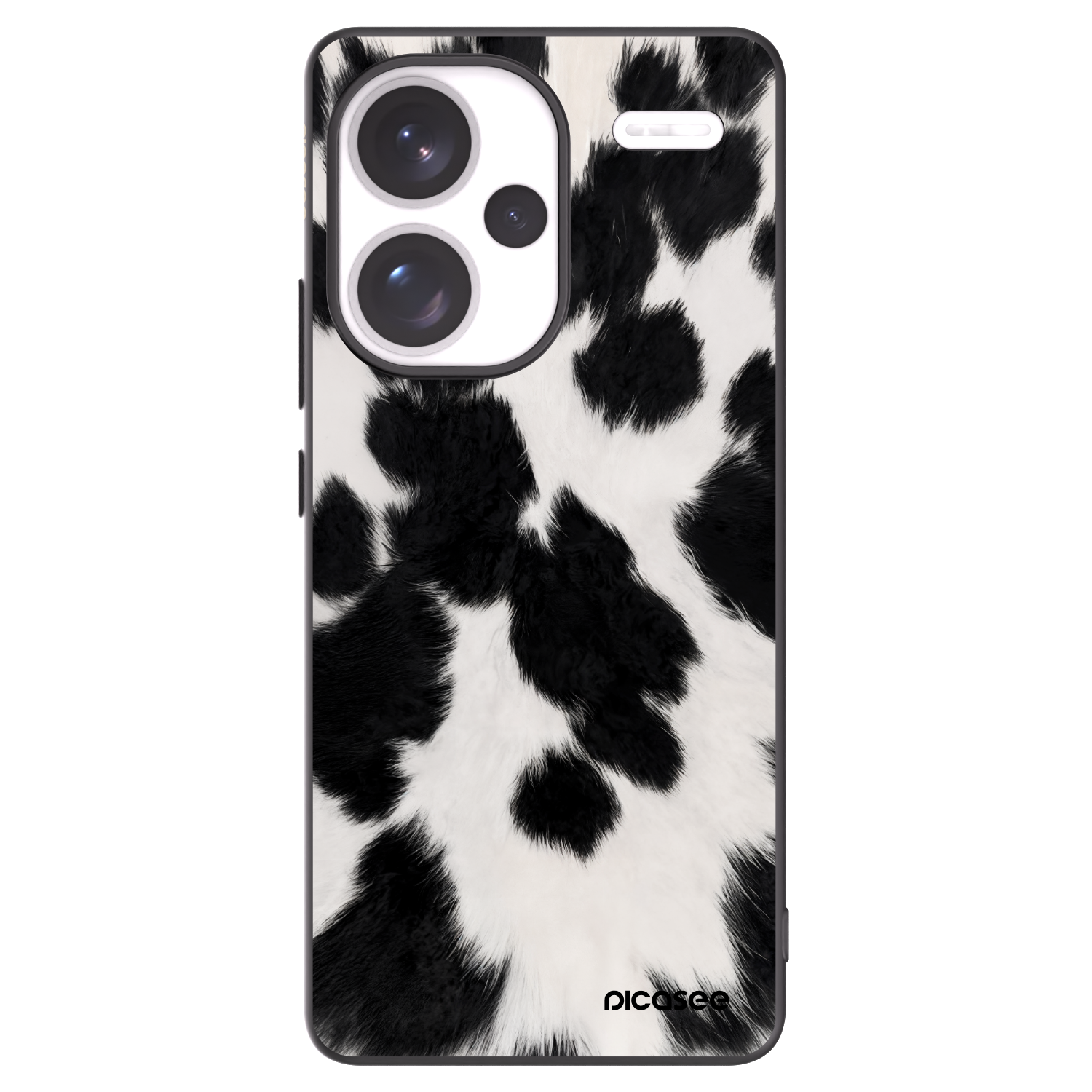 Picasee crna silikonska maskica za Xiaomi Redmi Note 13 Pro+ 5G - Black Moo