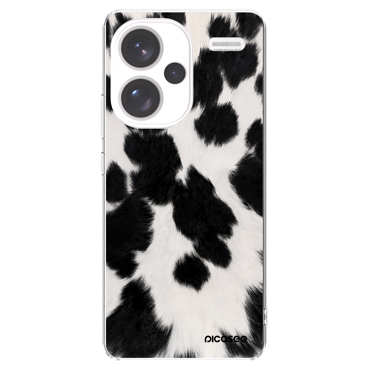 Picasee silikonska prozirna maskica za Xiaomi Redmi Note 13 Pro+ 5G - Black Moo